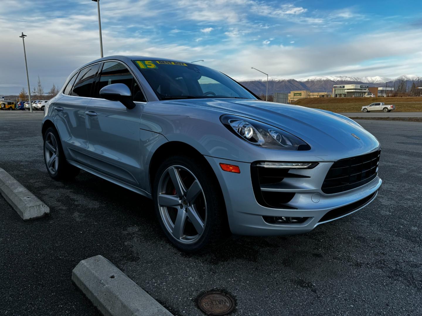 2015 SILVER /Brown PORSCHE MACAN TURBO (WP1AF2A56FL) with an 3.6L engine, Automatic transmission, located at 1960 Industrial Drive, Wasilla, 99654, (907) 274-2277, 61.573475, -149.400146 - Photo#6