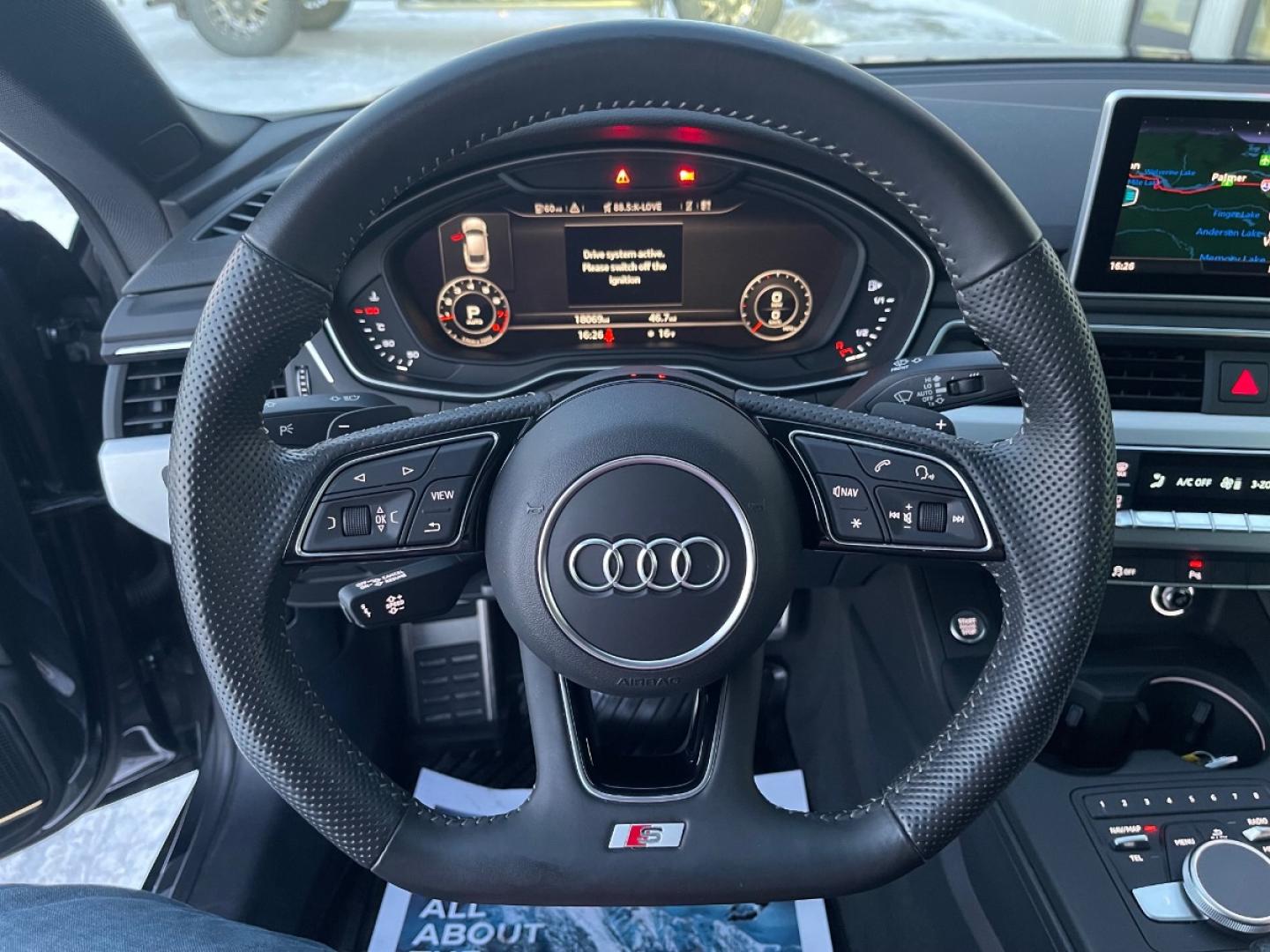 2018 GRAY /Black AUDI A5 SPORTBACK 2.0T QUATTRO PRESTIGE (WAUFNCF59JA) with an 2.0L engine, Automatic transmission, located at 1960 Industrial Drive, Wasilla, 99654, (907) 274-2277, 61.573475, -149.400146 - Photo#17