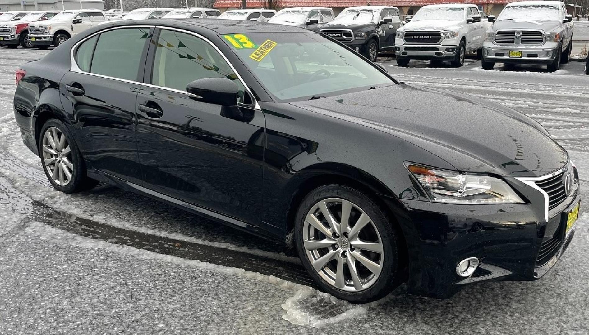 2013 BLACK LEXUS GS 350 BASE (JTHBE1BL9D5) with an 3.5L engine, Automatic transmission, located at 1960 Industrial Drive, Wasilla, 99654, (907) 274-2277, 61.573475, -149.400146 - Photo#4