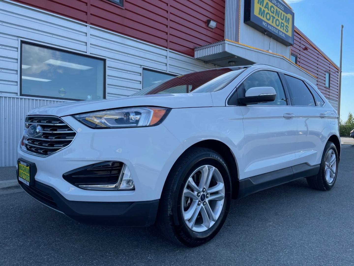 2020 WHITE /Black FORD EDGE SEL (2FMPK4J91LB) with an 2.0L engine, Automatic transmission, located at 1960 Industrial Drive, Wasilla, 99654, (907) 274-2277, 61.573475, -149.400146 - Photo#0