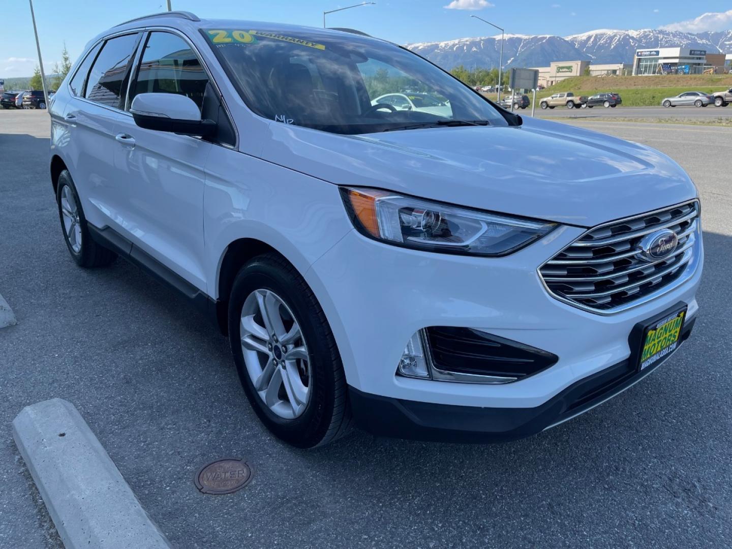 2020 WHITE /Black FORD EDGE SEL (2FMPK4J91LB) with an 2.0L engine, Automatic transmission, located at 1960 Industrial Drive, Wasilla, 99654, (907) 274-2277, 61.573475, -149.400146 - Photo#5