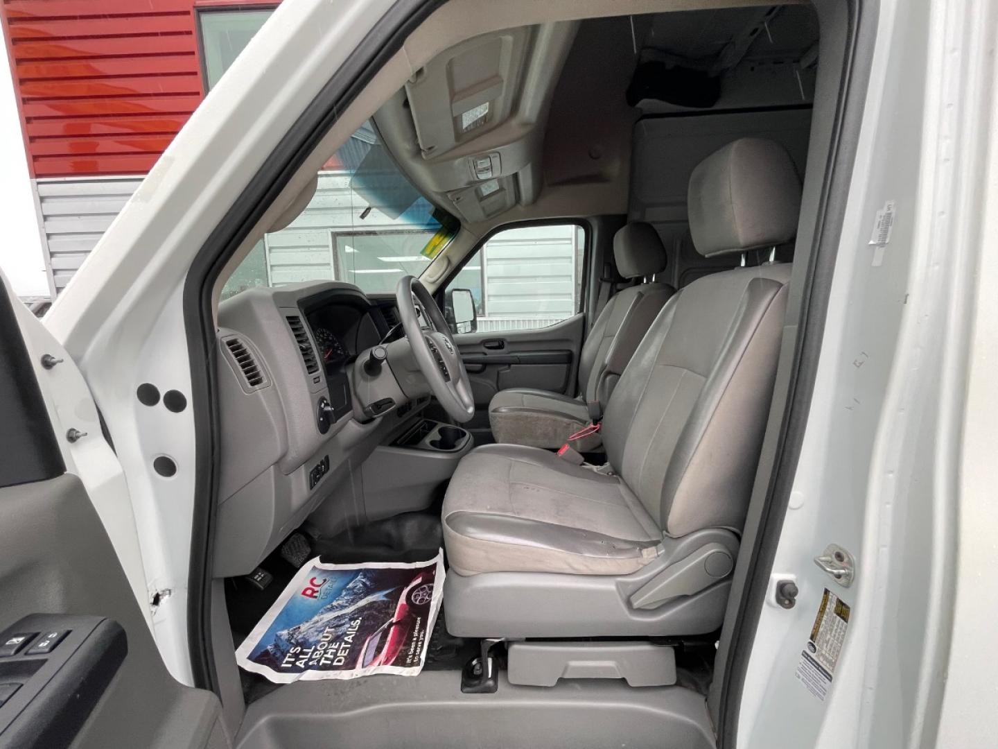 2019 WHITE /Gray NISSAN NV 2500 HD S (1N6AF0LY0KN) with an 5.6L engine, Automatic transmission, located at 1960 Industrial Drive, Wasilla, 99654, (907) 274-2277, 61.573475, -149.400146 - Photo#7