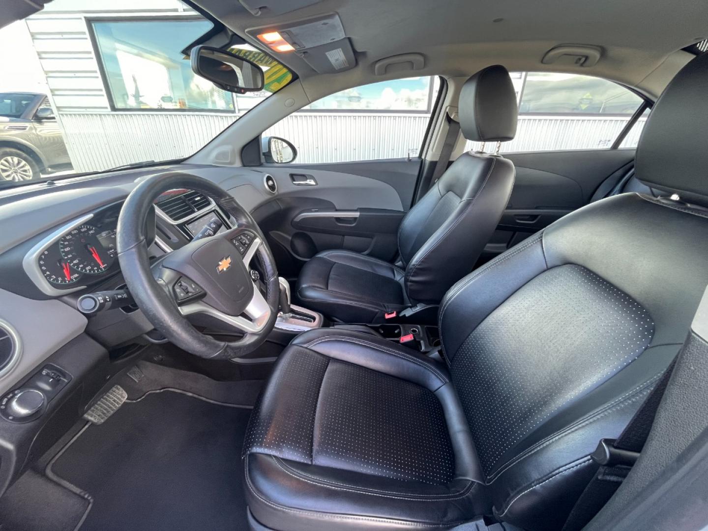 2020 Silver /gray Chevrolet Sonic Premier Auto Sedan (1G1JF5SB2L4) with an 1.4L L4 DOHC 24V TURBO engine, 6A transmission, located at 1960 Industrial Drive, Wasilla, 99654, (907) 274-2277, 61.573475, -149.400146 - Photo#12