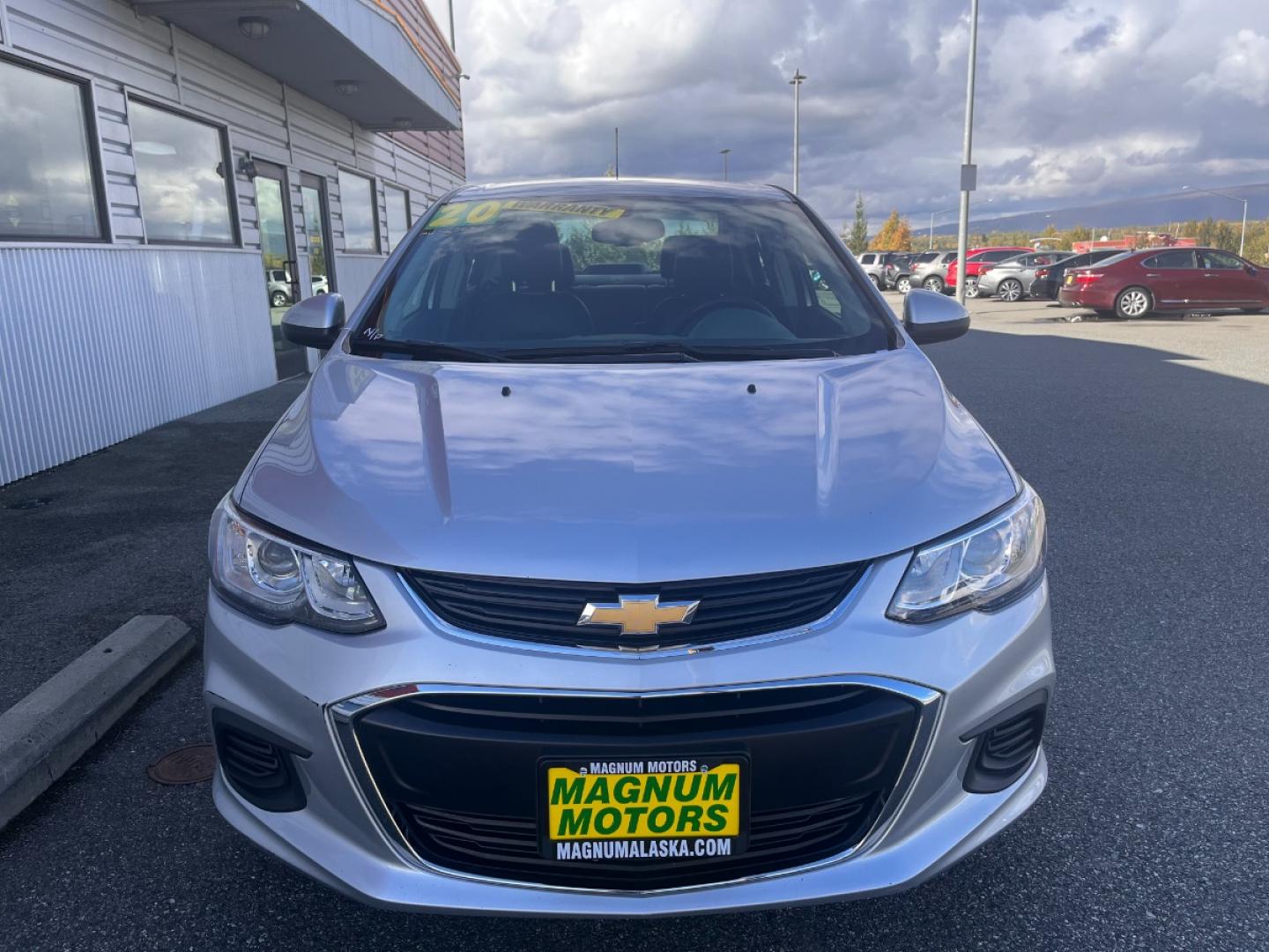 2020 Silver /gray Chevrolet Sonic Premier Auto Sedan (1G1JF5SB2L4) with an 1.4L L4 DOHC 24V TURBO engine, 6A transmission, located at 1960 Industrial Drive, Wasilla, 99654, (907) 274-2277, 61.573475, -149.400146 - Photo#6