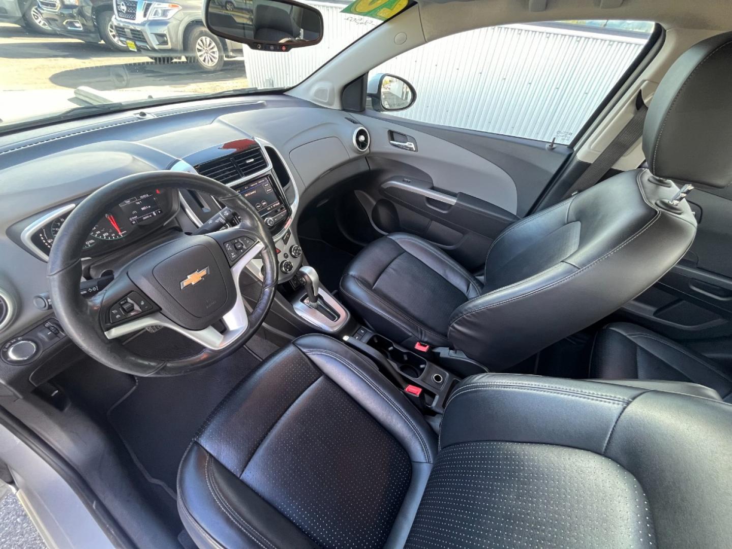 2020 Silver /gray Chevrolet Sonic Premier Auto Sedan (1G1JF5SB2L4) with an 1.4L L4 DOHC 24V TURBO engine, 6A transmission, located at 1960 Industrial Drive, Wasilla, 99654, (907) 274-2277, 61.573475, -149.400146 - Photo#7