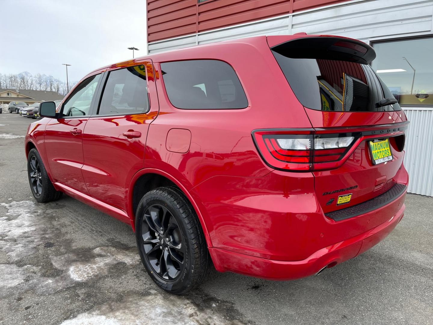 2021 RED /Black DODGE DURANGO GT (1C4RDJDG3MC) with an 3.6L engine, Automatic transmission, located at 1960 Industrial Drive, Wasilla, 99654, (907) 274-2277, 61.573475, -149.400146 - Photo#2