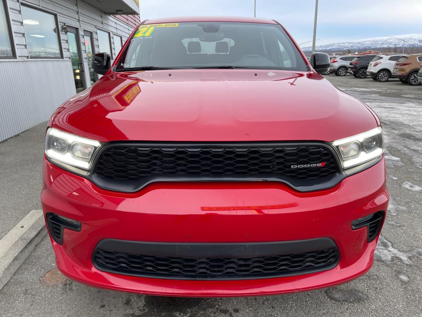 2021 RED /Black DODGE DURANGO GT (1C4RDJDG3MC) with an 3.6L engine, Automatic transmission, located at 1960 Industrial Drive, Wasilla, 99654, (907) 274-2277, 61.573475, -149.400146 - Photo#6