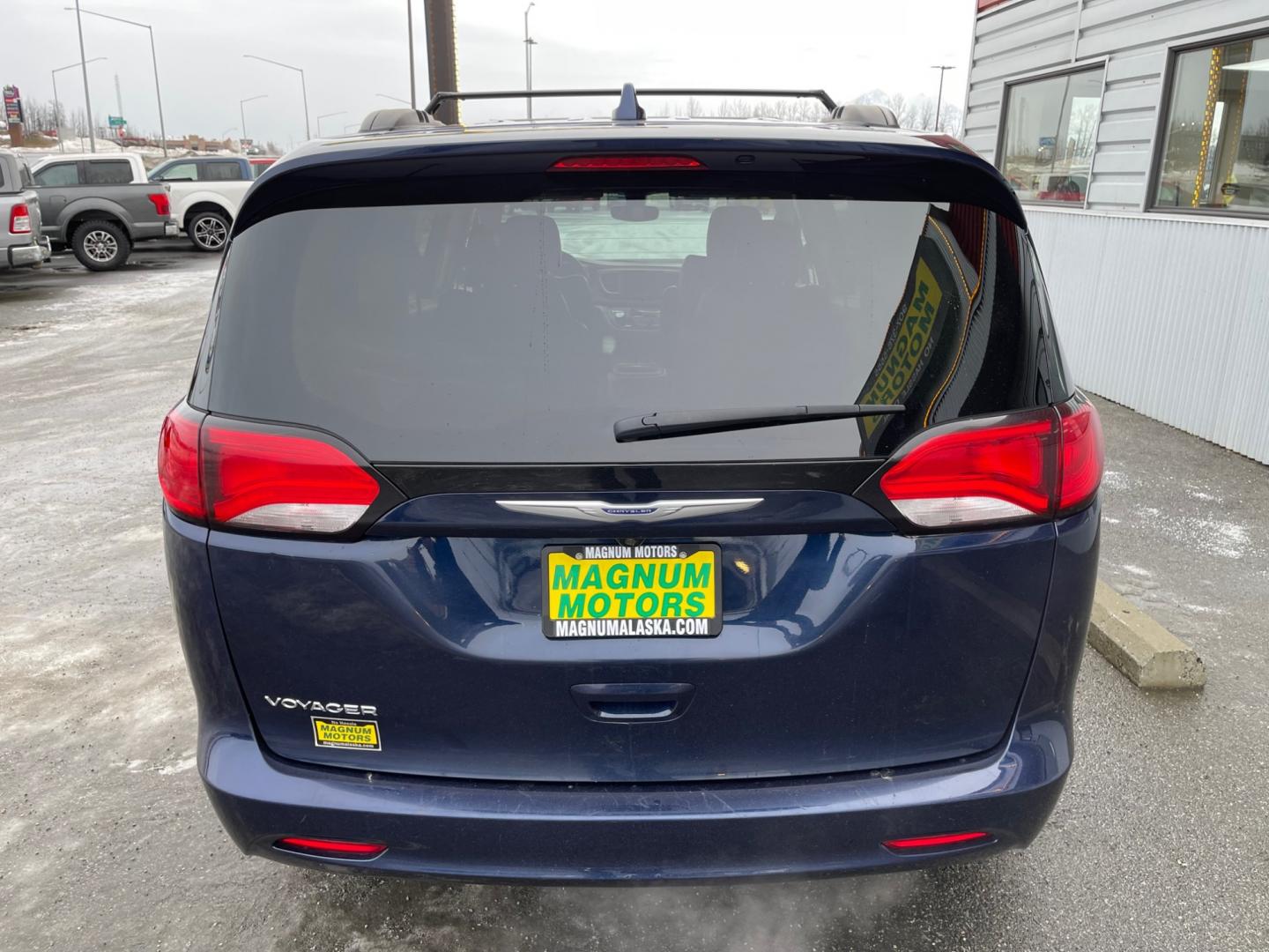 2020 Blue /Black Chrysler Voyager LXI (2C4RC1DGXLR) with an 3.6L V6 DOHC 24V engine, 9A transmission, located at 1960 Industrial Drive, Wasilla, 99654, (907) 274-2277, 61.573475, -149.400146 - Photo#4