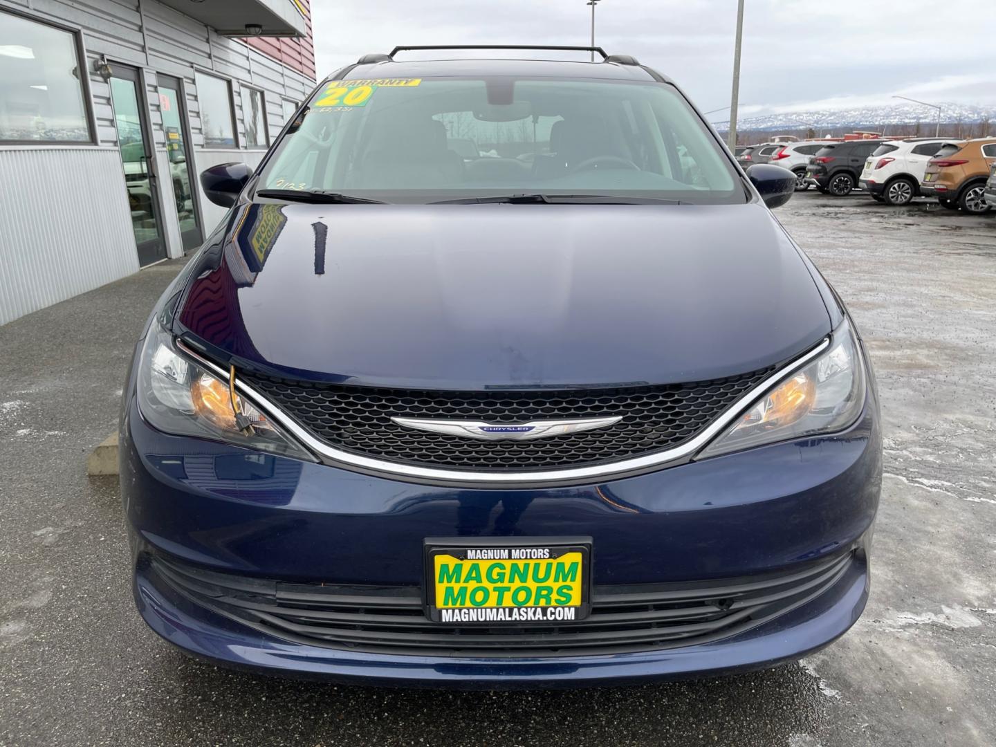 2020 Blue /Black Chrysler Voyager LXI (2C4RC1DGXLR) with an 3.6L V6 DOHC 24V engine, 9A transmission, located at 1960 Industrial Drive, Wasilla, 99654, (907) 274-2277, 61.573475, -149.400146 - Photo#7