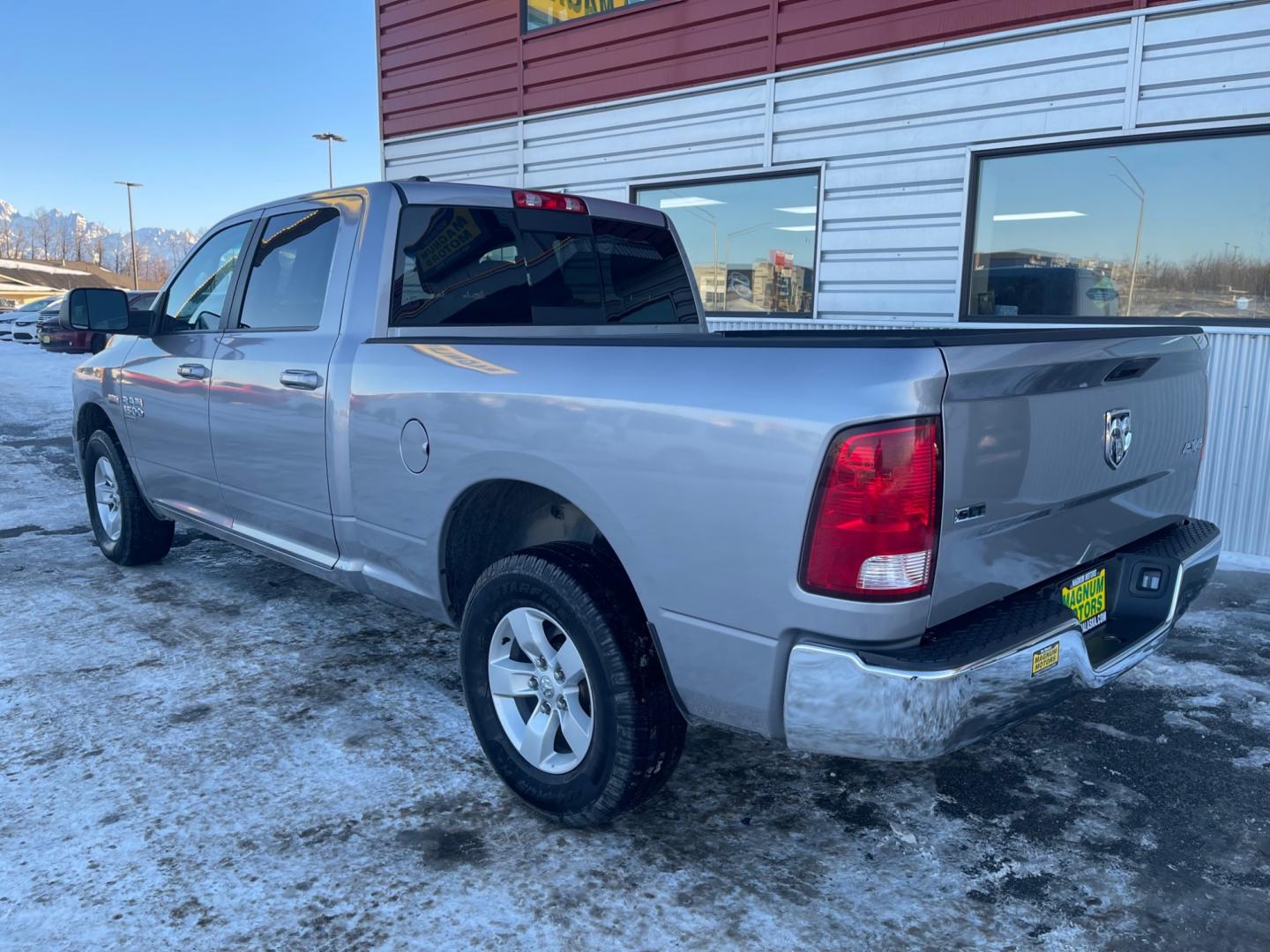 2020 Silver /Gray RAM 1500 Classic SLT Crew Cab 4WD (1C6RR7TT9LS) with an 5.7L V8 OHV 16V engine, 8A transmission, located at 1960 Industrial Drive, Wasilla, 99654, (907) 274-2277, 61.573475, -149.400146 - Photo#3