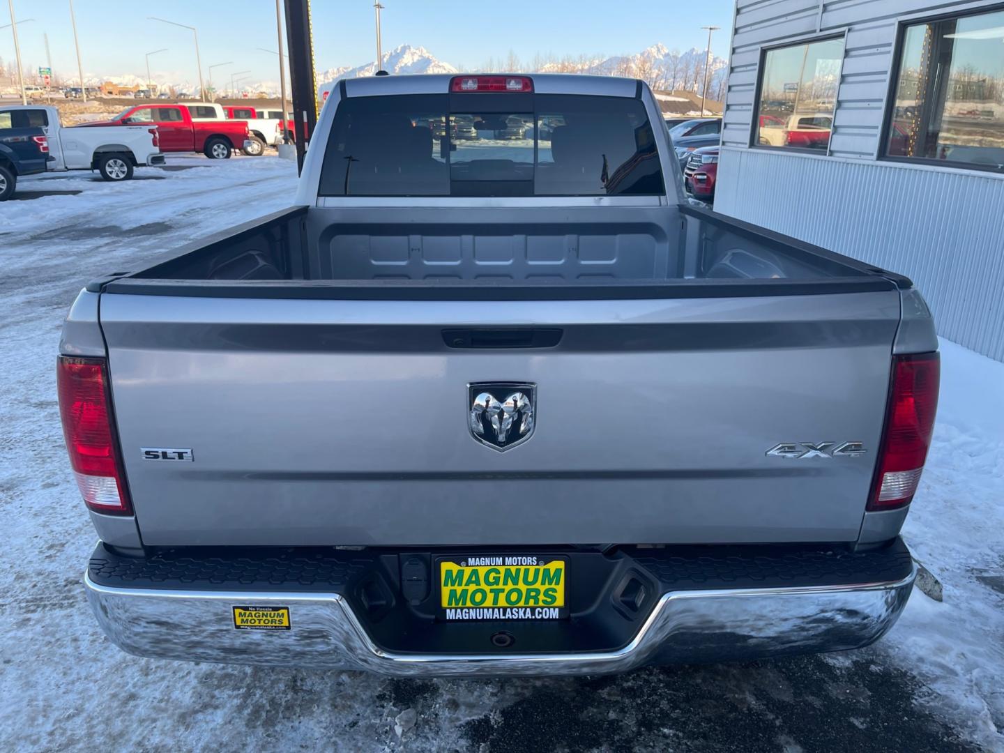 2020 Silver /Gray RAM 1500 Classic SLT Crew Cab 4WD (1C6RR7TT9LS) with an 5.7L V8 OHV 16V engine, 8A transmission, located at 1960 Industrial Drive, Wasilla, 99654, (907) 274-2277, 61.573475, -149.400146 - Photo#4