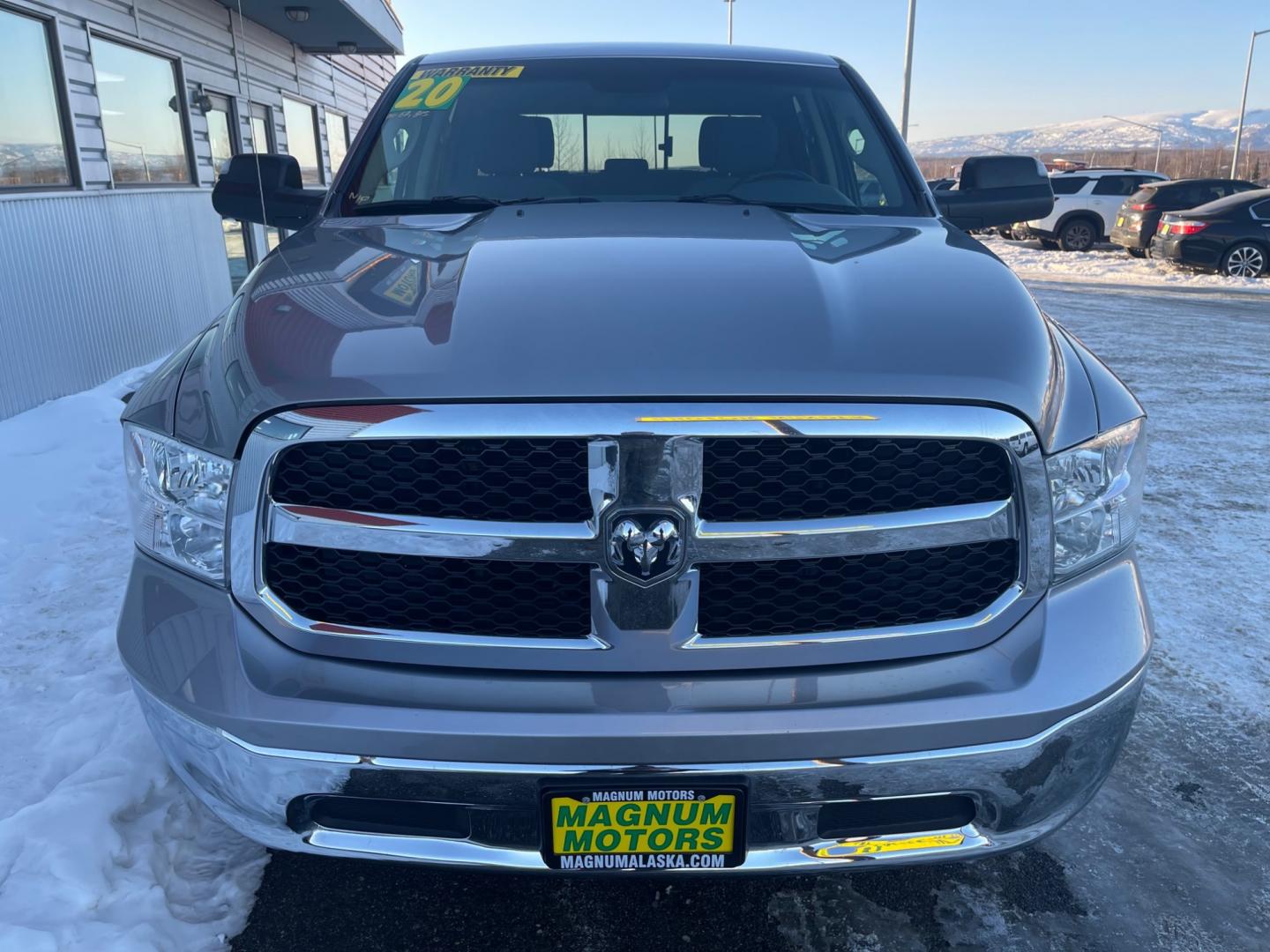 2020 Silver /Gray RAM 1500 Classic SLT Crew Cab 4WD (1C6RR7TT9LS) with an 5.7L V8 OHV 16V engine, 8A transmission, located at 1960 Industrial Drive, Wasilla, 99654, (907) 274-2277, 61.573475, -149.400146 - Photo#7