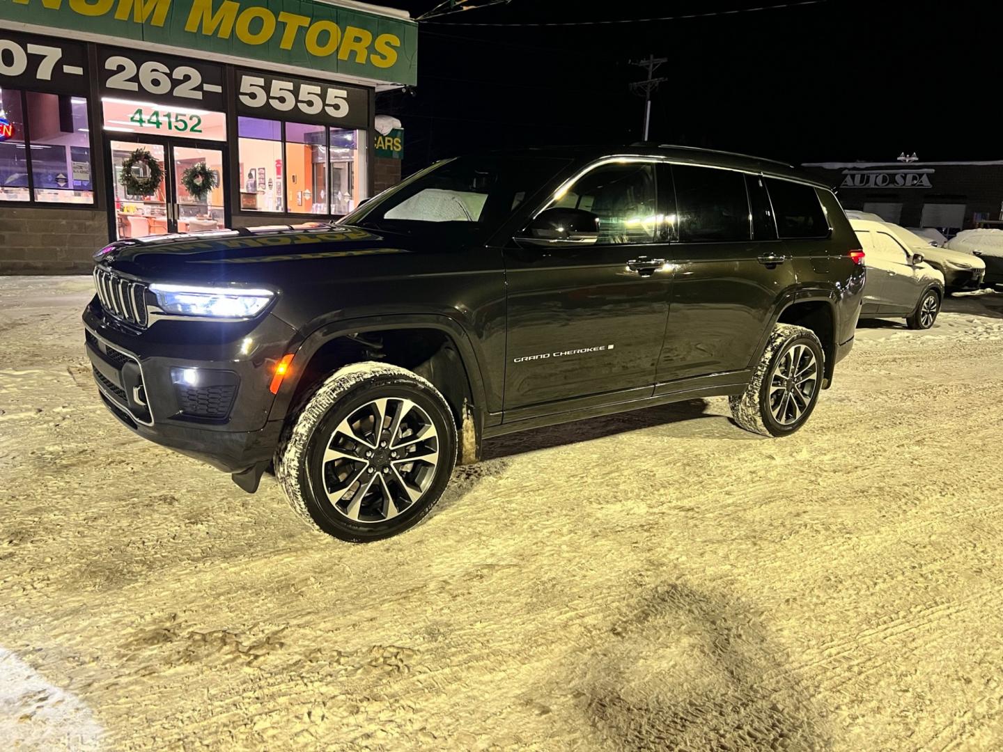 2022 BLACK /BLACK JEEP GRAND CHEROKEE OVERLAND (1C4RJKDG8N8) with an 3.6L engine, Automatic transmission, located at 1960 Industrial Drive, Wasilla, 99654, (907) 274-2277, 61.573475, -149.400146 - Photo#1