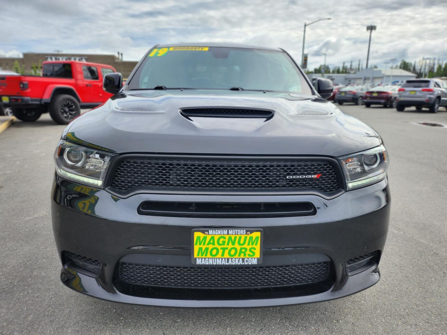 2019 Black /BLACK LEATHER Dodge Durango R/T AWD (1C4SDJCT4KC) with an 5.7L V8 OHV 16V engine, 8A transmission, located at 1960 Industrial Drive, Wasilla, 99654, (907) 274-2277, 61.573475, -149.400146 - Photo#2