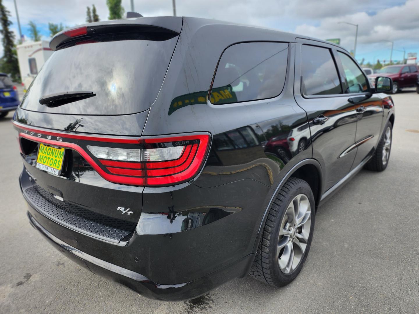 2019 Black /BLACK LEATHER Dodge Durango R/T AWD (1C4SDJCT4KC) with an 5.7L V8 OHV 16V engine, 8A transmission, located at 1960 Industrial Drive, Wasilla, 99654, (907) 274-2277, 61.573475, -149.400146 - Photo#6