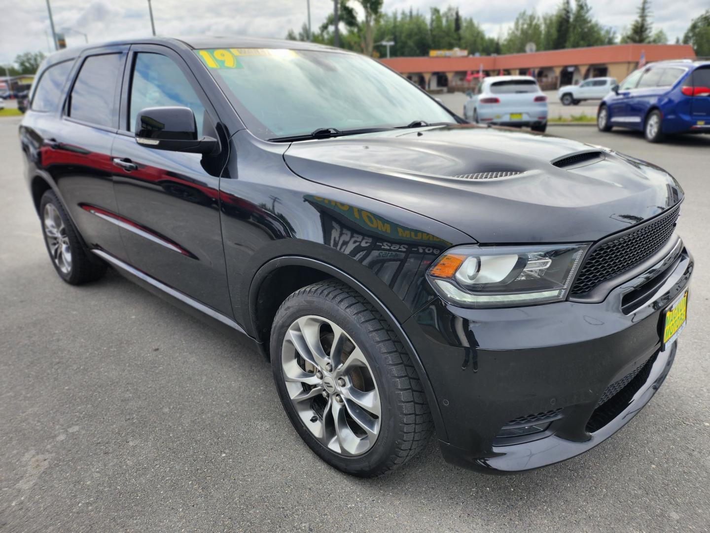 2019 Black /BLACK LEATHER Dodge Durango R/T AWD (1C4SDJCT4KC) with an 5.7L V8 OHV 16V engine, 8A transmission, located at 1960 Industrial Drive, Wasilla, 99654, (907) 274-2277, 61.573475, -149.400146 - Photo#8