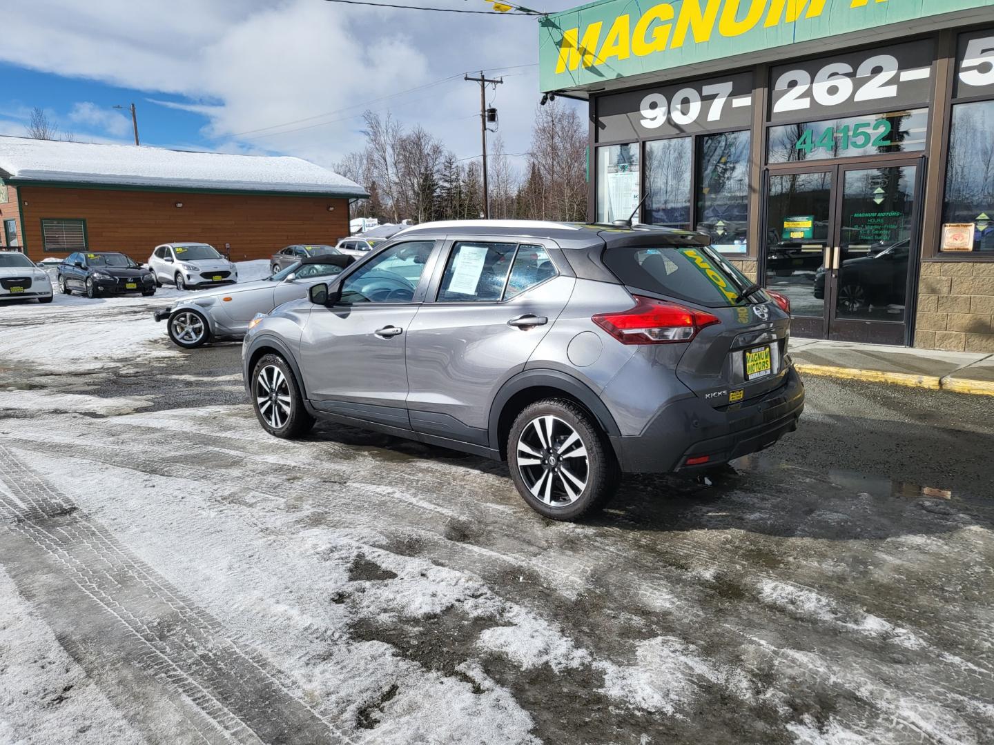 2020 Nissan Kicks SV (3N1CP5CV1LL) with an 1.6L L4 engine, CVT transmission, located at 1960 Industrial Drive, Wasilla, 99654, (907) 274-2277, 61.573475, -149.400146 - Photo#4