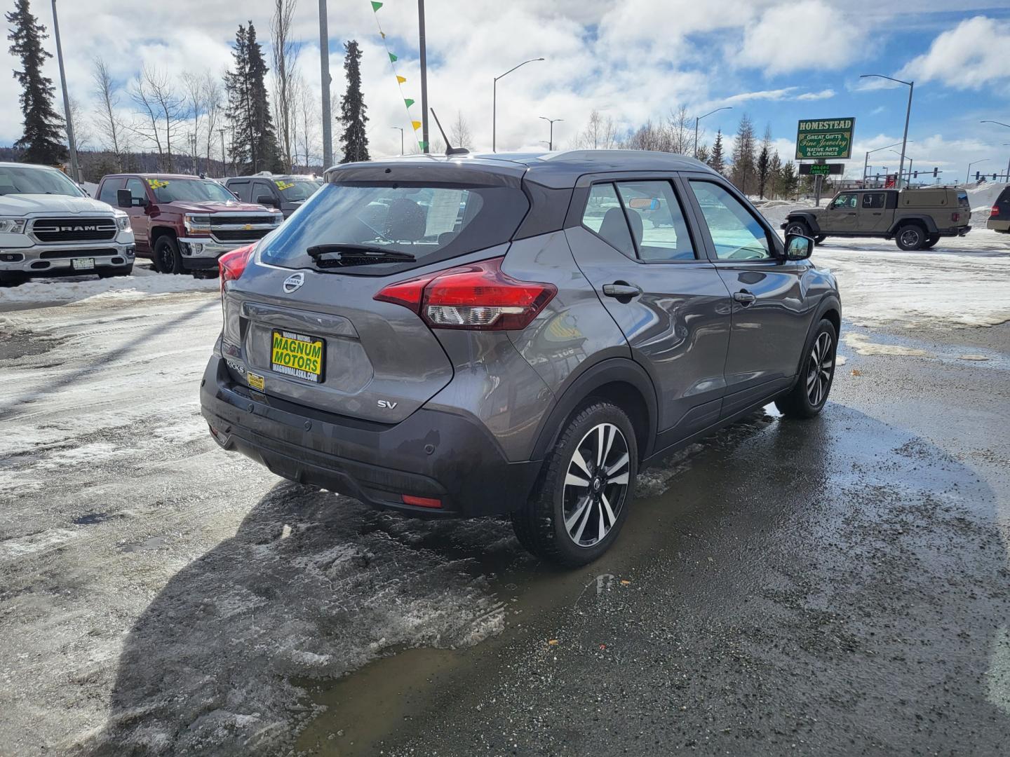 2020 Nissan Kicks SV (3N1CP5CV1LL) with an 1.6L L4 engine, CVT transmission, located at 1960 Industrial Drive, Wasilla, 99654, (907) 274-2277, 61.573475, -149.400146 - Photo#6