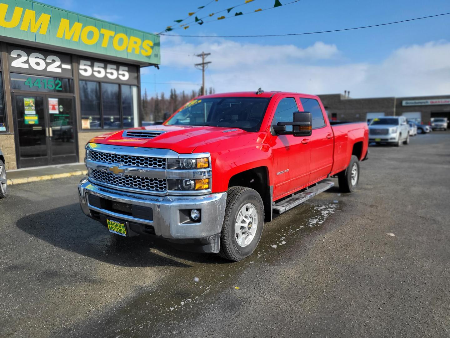 2019 BLUE CHEVROLET SILVERADO 2500H LT (1GC1KSEY5KF) with an 6.6L engine, Automatic transmission, located at 1960 Industrial Drive, Wasilla, 99654, (907) 274-2277, 61.573475, -149.400146 - Photo#2