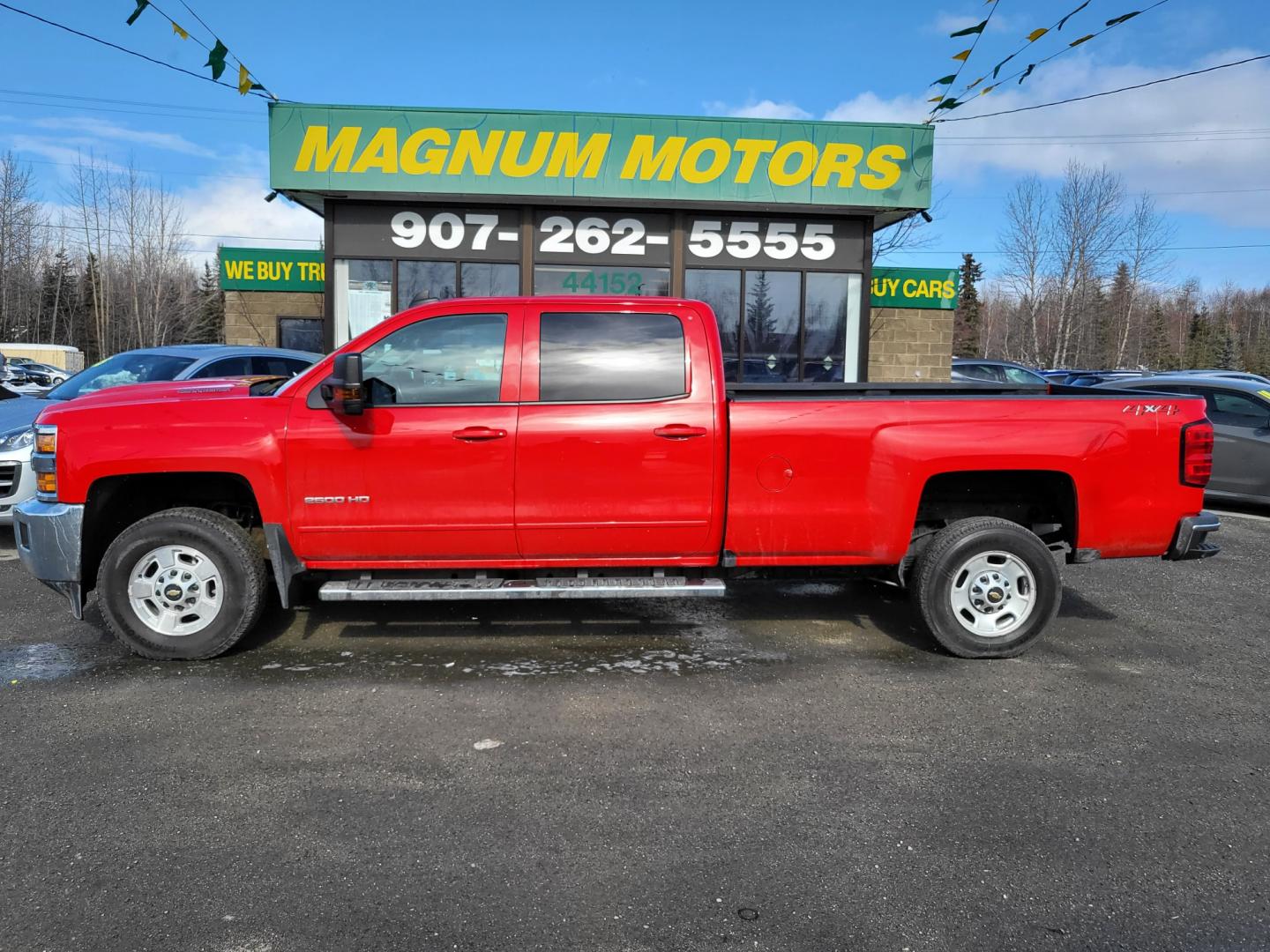 2019 BLUE CHEVROLET SILVERADO 2500H LT (1GC1KSEY5KF) with an 6.6L engine, Automatic transmission, located at 1960 Industrial Drive, Wasilla, 99654, (907) 274-2277, 61.573475, -149.400146 - Photo#0