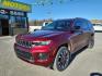 2021 RED /BLACK LEATHER JEEP GRAND CHEROKEE L OVERLAND (1C4RJKDGXM8) with an 3.6L engine, Automatic transmission, located at 1960 Industrial Drive, Wasilla, 99654, (907) 274-2277, 61.573475, -149.400146 - Photo#2