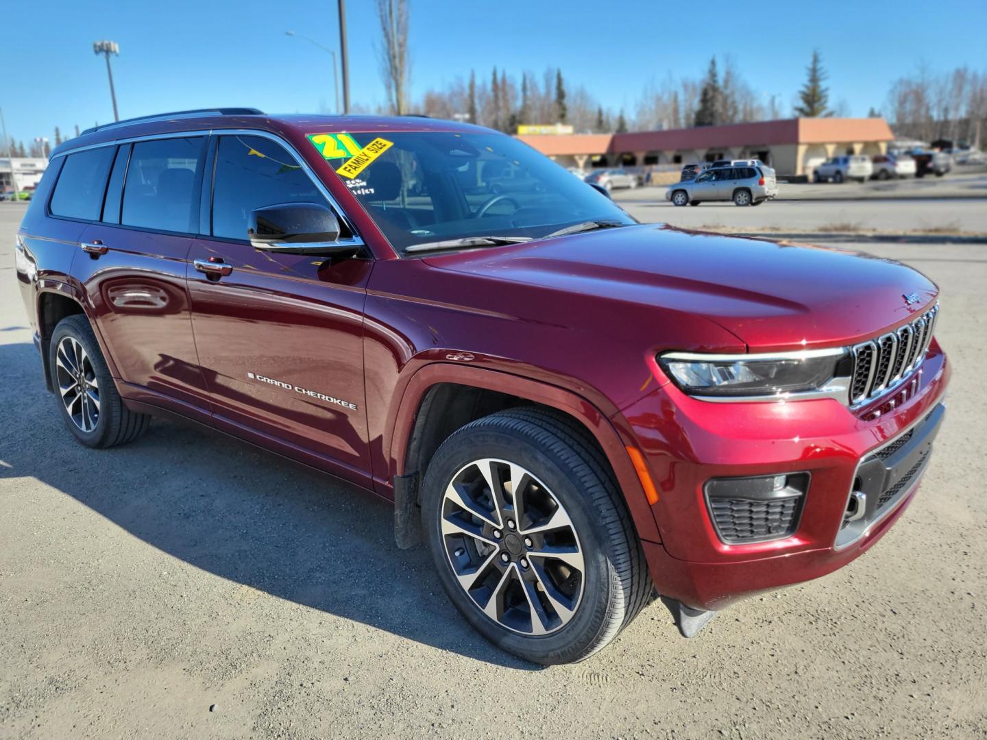 2021 RED /BLACK LEATHER JEEP GRAND CHEROKEE L OVERLAND (1C4RJKDGXM8) with an 3.6L engine, Automatic transmission, located at 1960 Industrial Drive, Wasilla, 99654, (907) 274-2277, 61.573475, -149.400146 - Photo#7