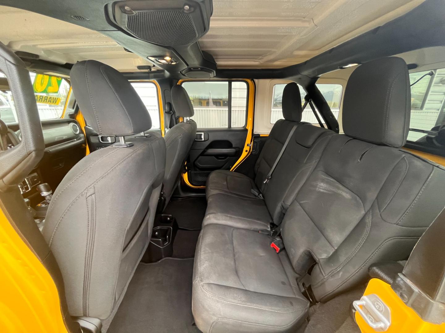 2020 YELLOW JEEP WRANGLER UNLIMI SAHARA (1C4HJXEN2LW) with an 2.0L engine, Automatic transmission, located at 1960 Industrial Drive, Wasilla, 99654, (907) 274-2277, 61.573475, -149.400146 - Photo#9