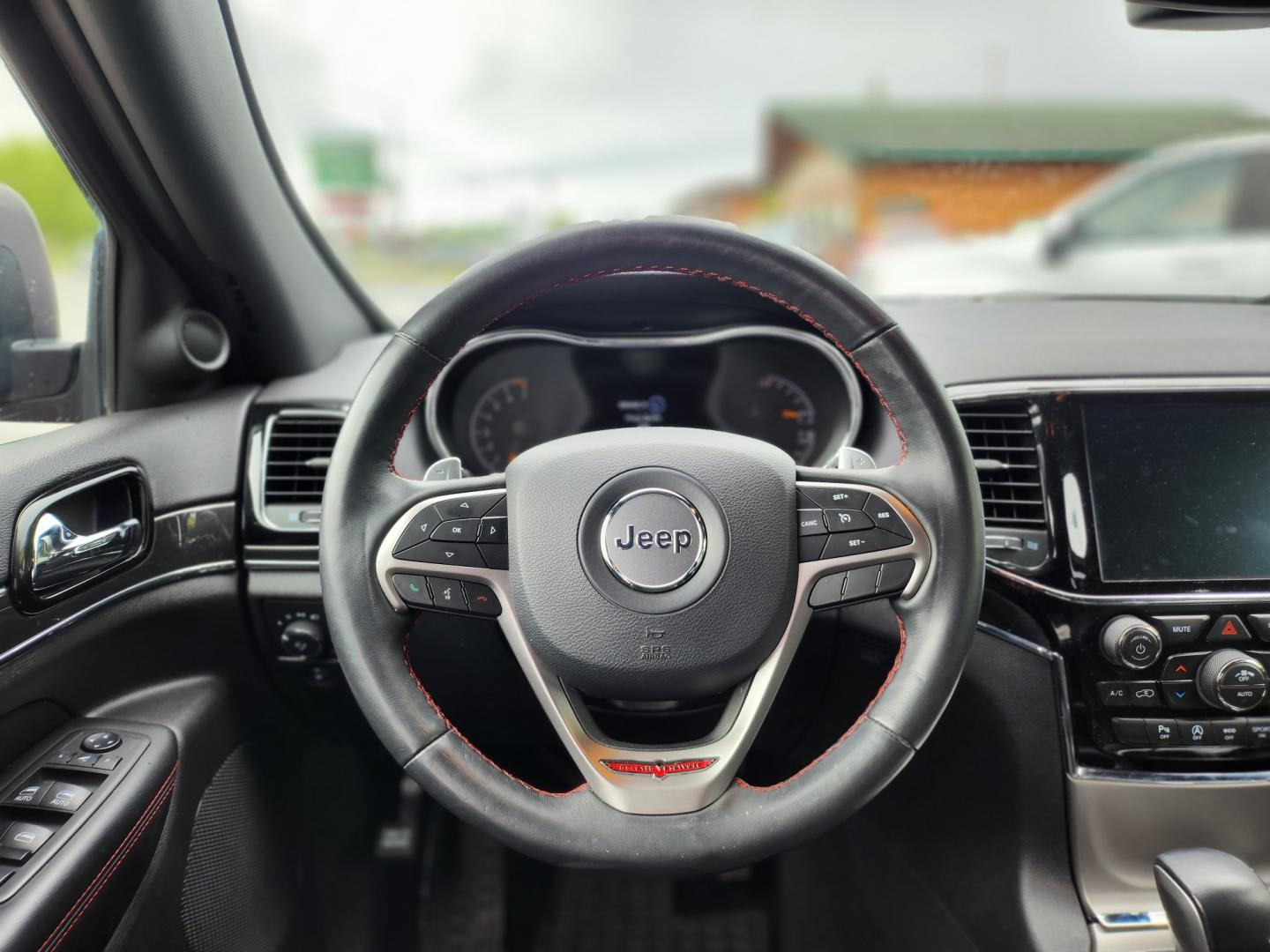 2019 Burgundy /Black Jeep Grand Cherokee Trailhawk 4WD (1C4RJFLG7KC) with an 3.6L V6 DOHC 24V engine, 8A transmission, located at 1960 Industrial Drive, Wasilla, 99654, (907) 274-2277, 61.573475, -149.400146 - Photo#12