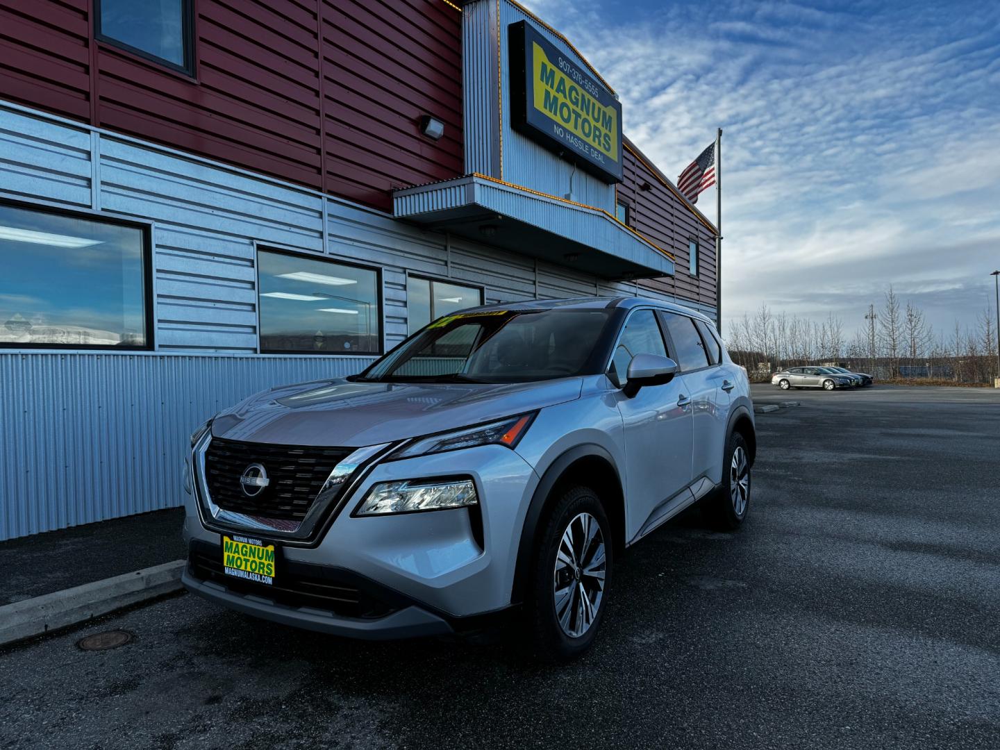 2022 SILVER NISSAN ROGUE SV (5N1BT3BB1NC) with an 1.5L engine, Continuously Variable transmission, located at 1960 Industrial Drive, Wasilla, 99654, (907) 274-2277, 61.573475, -149.400146 - Photo#0