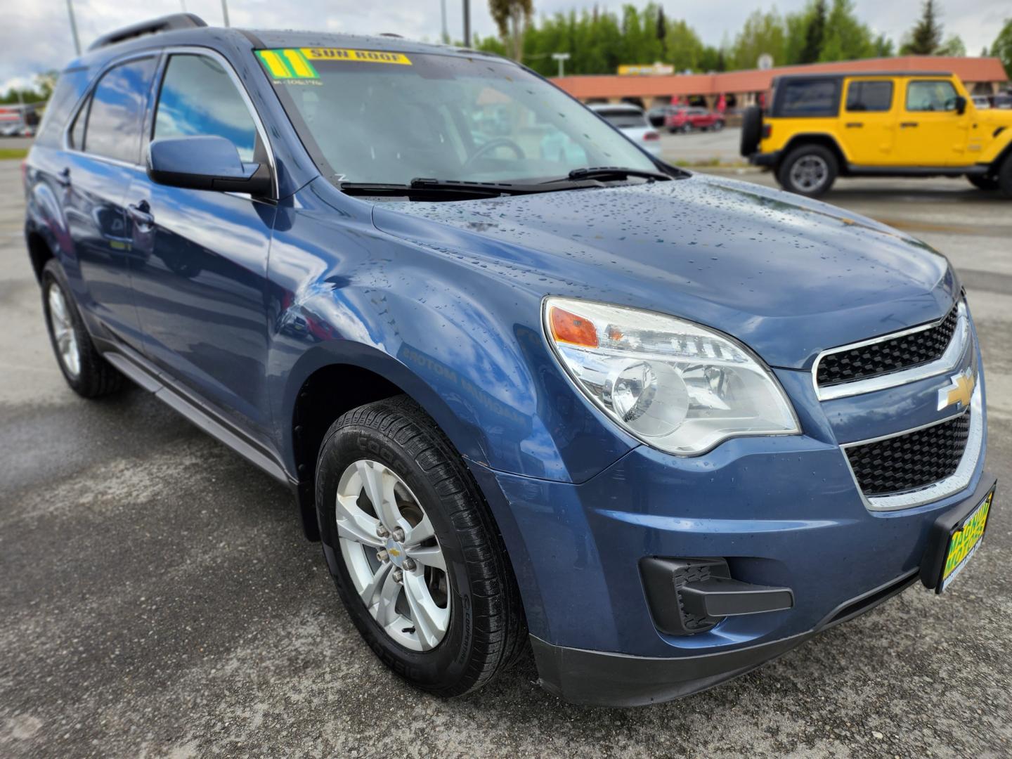 2011 /GRAY Chevrolet Equinox 1LT AWD (2CNFLEEC8B6) with an 2.4L L4 DOHC 16V engine, 6-Speed Automatic transmission, located at 1960 Industrial Drive, Wasilla, 99654, (907) 274-2277, 61.573475, -149.400146 - Photo#7