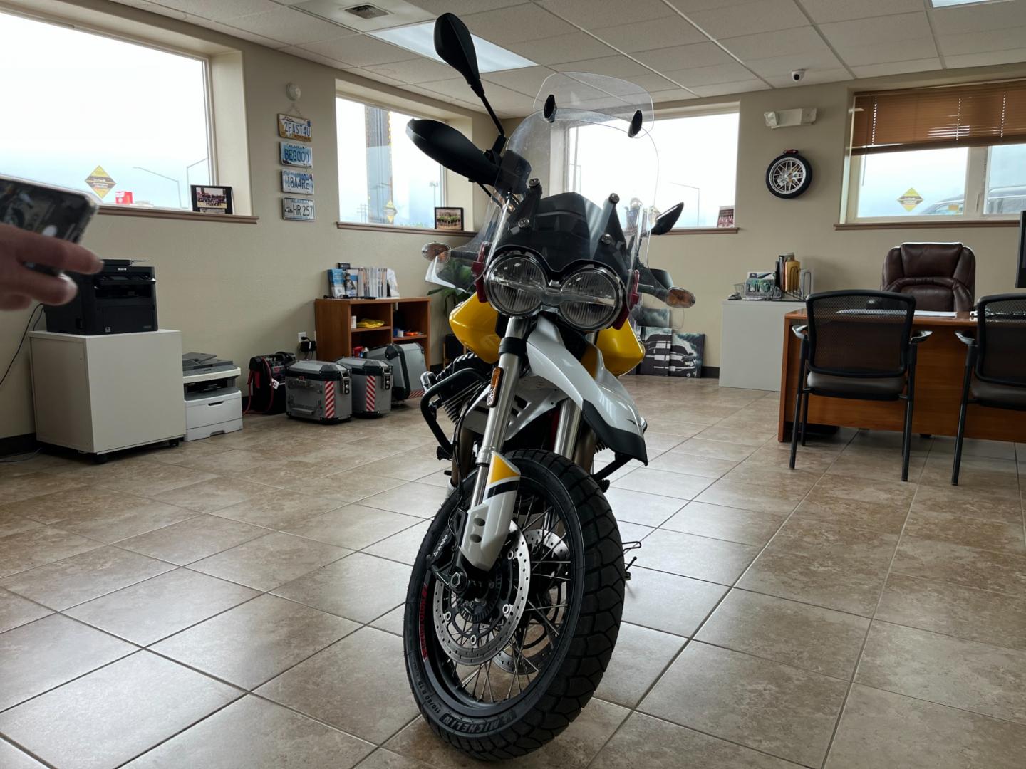 2020 Moto Guzzi Adventure - (ZGUKWU006LM) with an V85TT engine, located at 1960 Industrial Drive, Wasilla, 99654, (907) 274-2277, 61.573475, -149.400146 - Photo#2