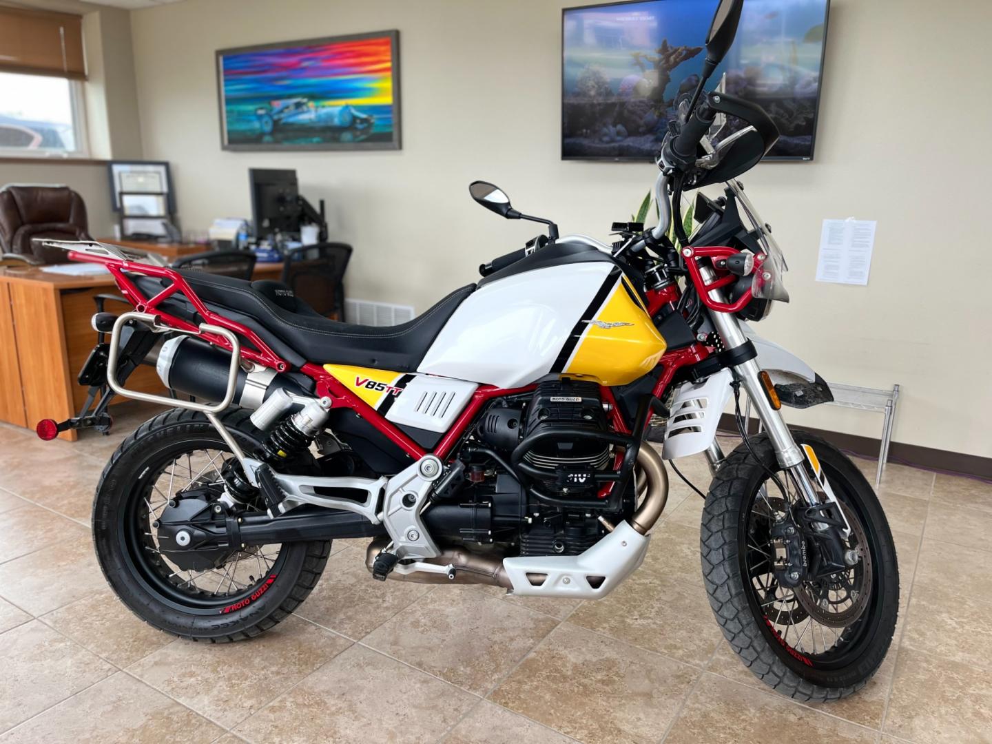 2020 Moto Guzzi Adventure - (ZGUKWU006LM) with an V85TT engine, located at 1960 Industrial Drive, Wasilla, 99654, (907) 274-2277, 61.573475, -149.400146 - Photo#3