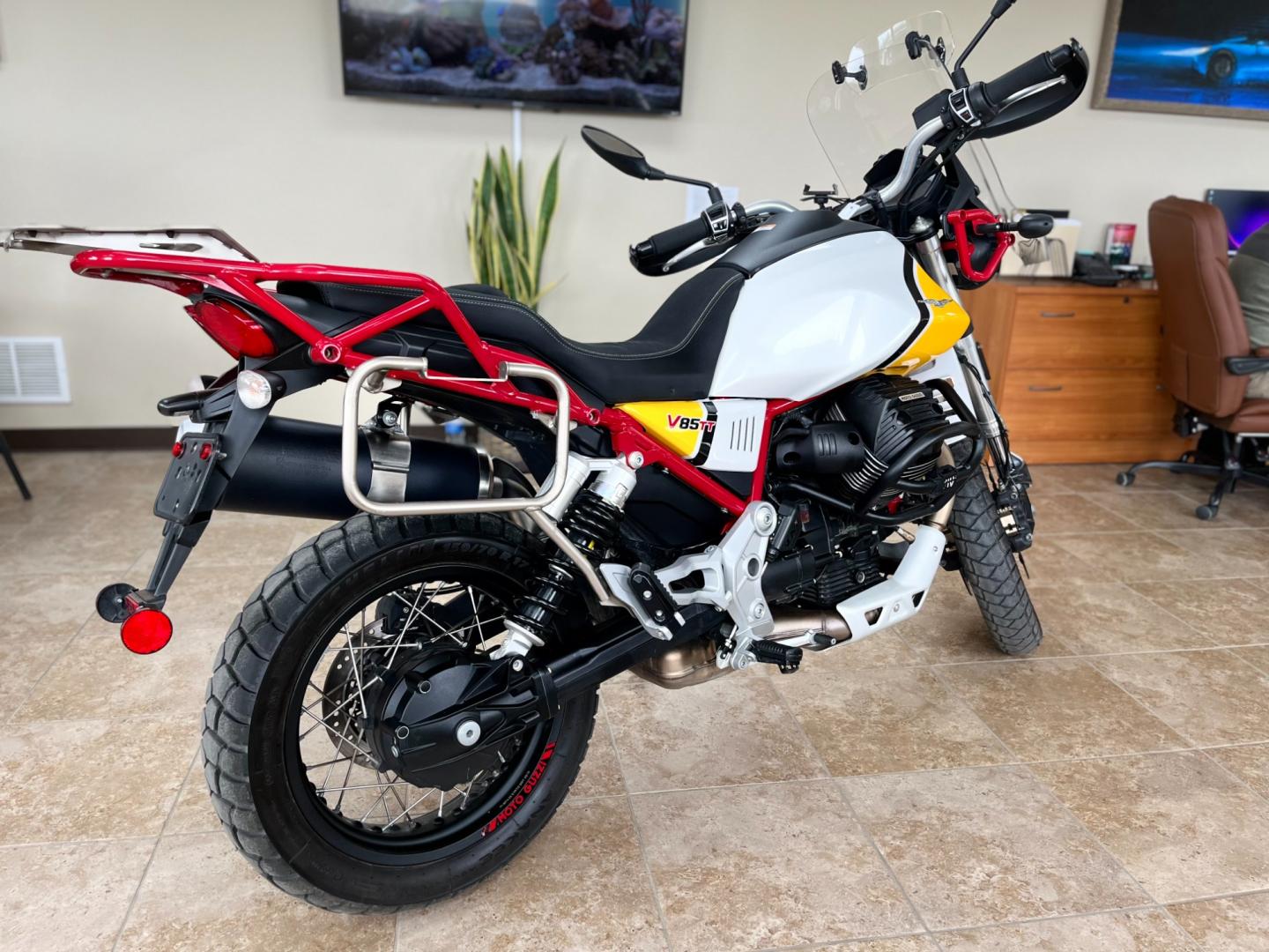 2020 Moto Guzzi Adventure - (ZGUKWU006LM) with an V85TT engine, located at 1960 Industrial Drive, Wasilla, 99654, (907) 274-2277, 61.573475, -149.400146 - Photo#4