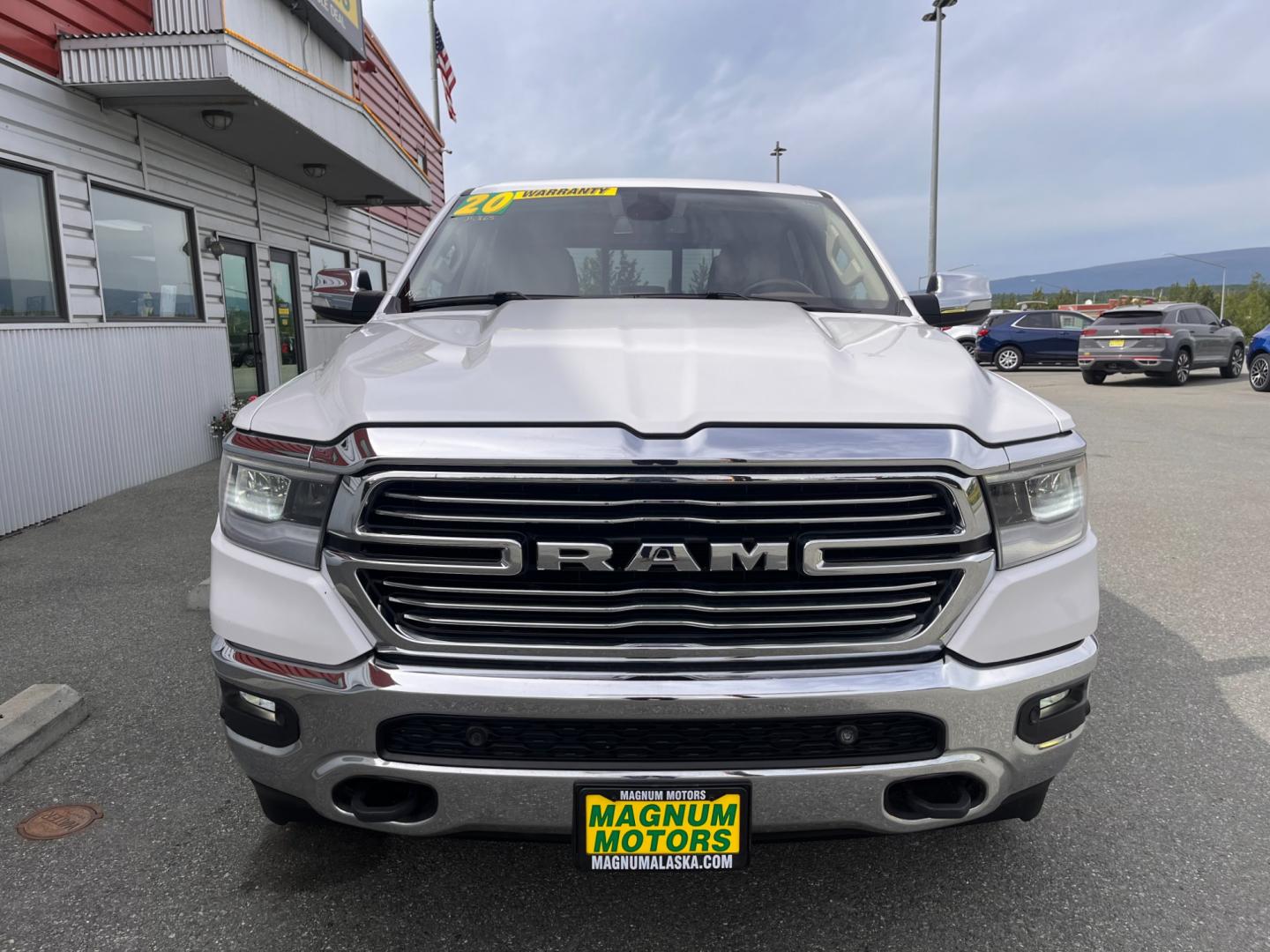 2020 WHITE RAM 1500 LARAMIE (1C6SRFRTXLN) with an 5.7L engine, Automatic transmission, located at 1960 Industrial Drive, Wasilla, 99654, (907) 274-2277, 61.573475, -149.400146 - Photo#5