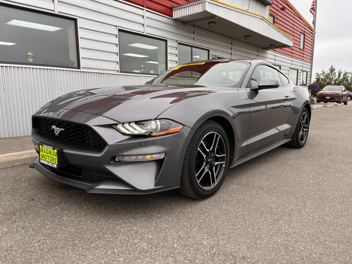 2022 GRAY FORD MUSTANG ECOBOOST (1FA6P8TH6N5) with an 2.3L engine, 6-Speed Manual transmission, located at 1960 Industrial Drive, Wasilla, 99654, (907) 274-2277, 61.573475, -149.400146 - Photo#0