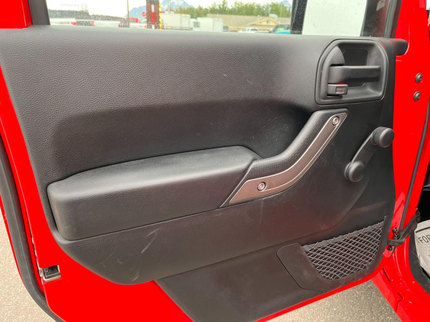 2018 RED JEEP WRANGLER JK UNL SPORT (1C4BJWDG2JL) with an 3.6L engine, 6-Speed Manual transmission, located at 1960 Industrial Drive, Wasilla, 99654, (907) 274-2277, 61.573475, -149.400146 - Photo#8