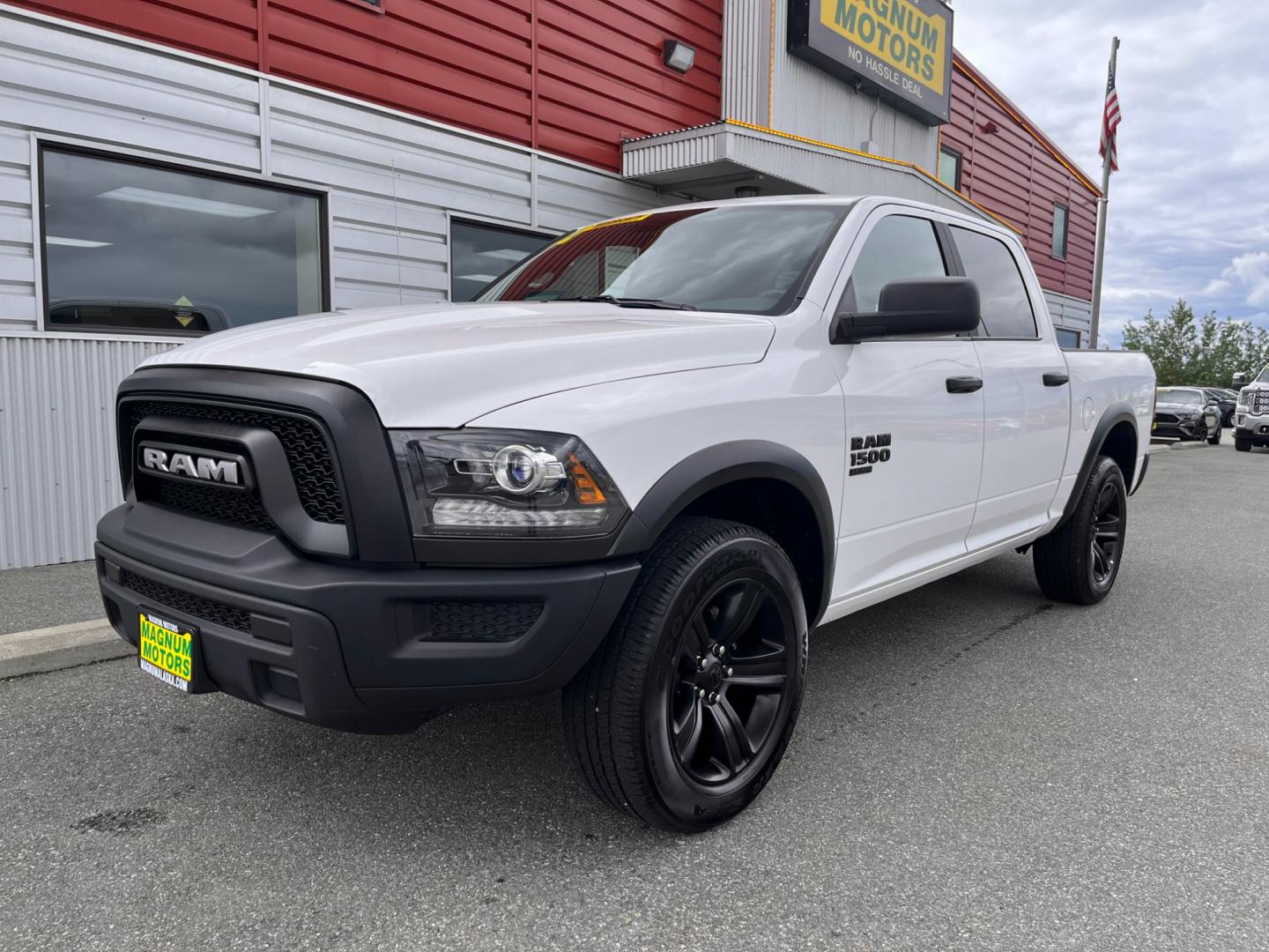 2022 WHITE RAM 1500 CLASSIC SLT (1C6RR7LG2NS) with an 3.6L engine, Automatic transmission, located at 1960 Industrial Drive, Wasilla, 99654, (907) 274-2277, 61.573475, -149.400146 - Photo#1