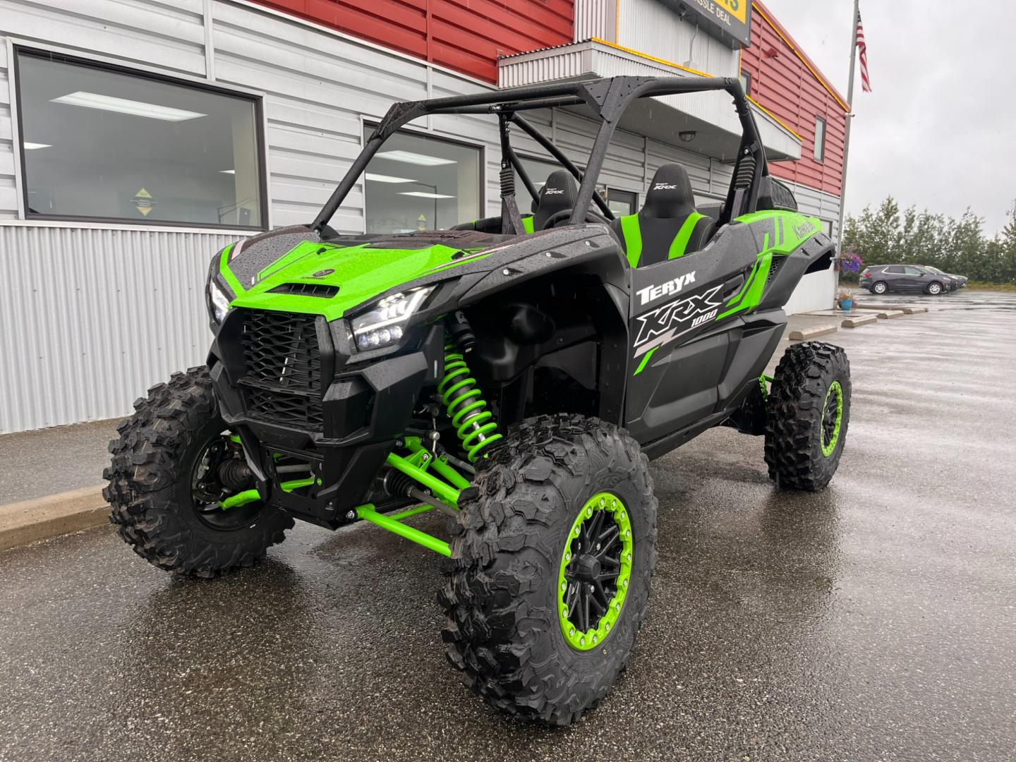 2023 GREEN KAWASAKI TERYX KRX 1000 utv (JKARFCA19PB) , Automatic transmission, located at 1960 Industrial Drive, Wasilla, 99654, (907) 274-2277, 61.573475, -149.400146 - Photo#1