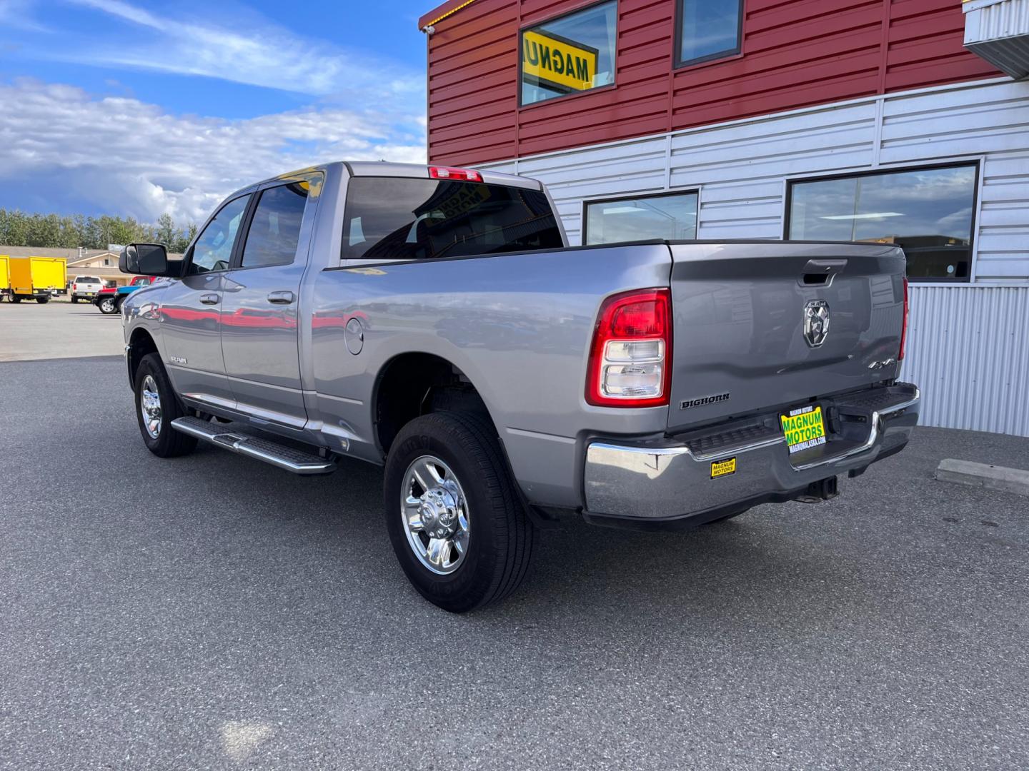 2022 Silver RAM 2500 Big Horn Crew Cab SWB 4WD (3C6UR5DL4NG) with an 6.7L L6 OHV 24V TURBO DIESEL engine, 6A transmission, located at 1960 Industrial Drive, Wasilla, 99654, (907) 274-2277, 61.573475, -149.400146 - Photo#2