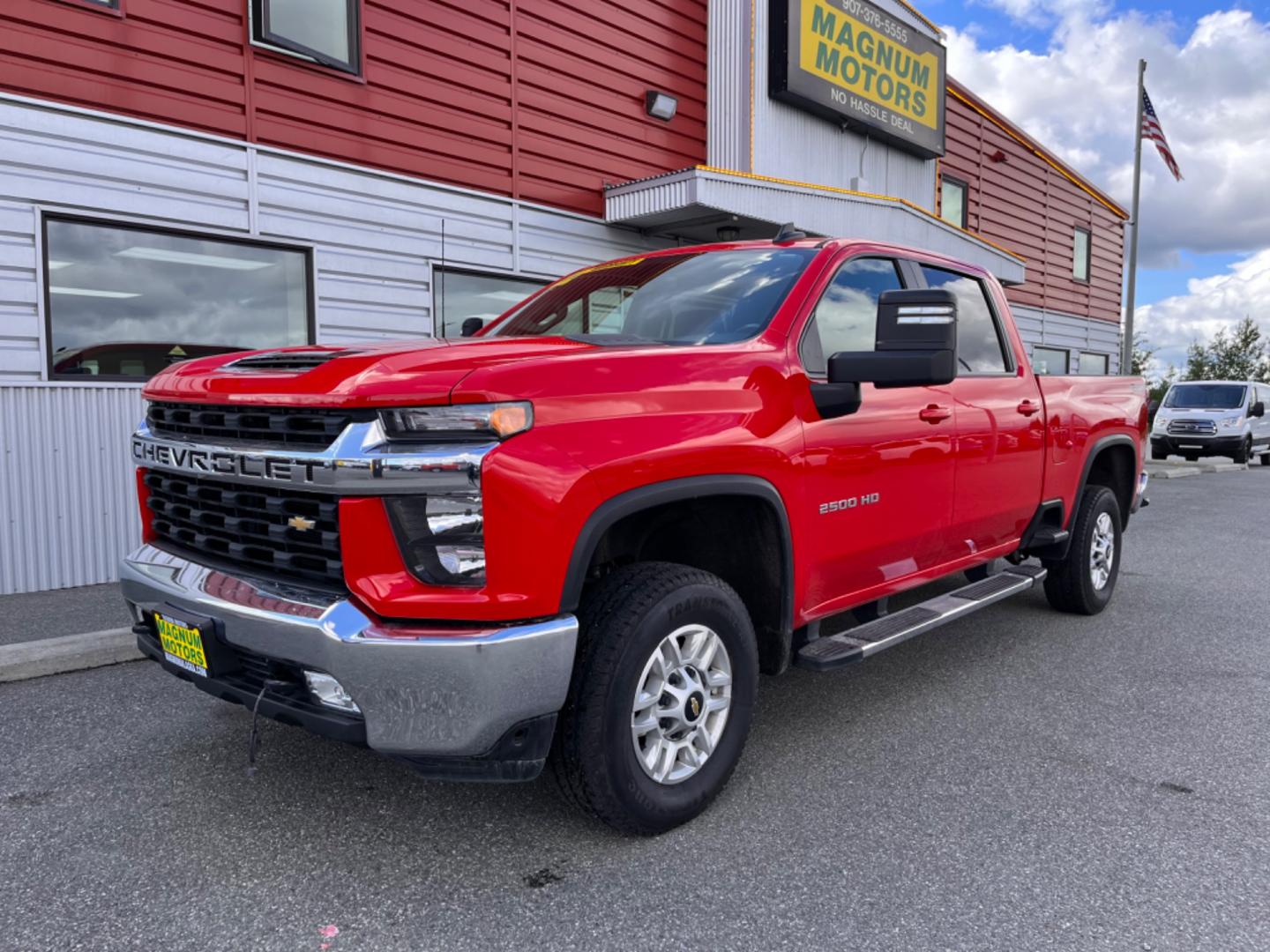 2022 RED CHEVROLET SILVERADO 2500H LT (1GC4YNE73NF) with an 6.6L engine, Automatic transmission, located at 1960 Industrial Drive, Wasilla, 99654, (907) 274-2277, 61.573475, -149.400146 - Photo#0