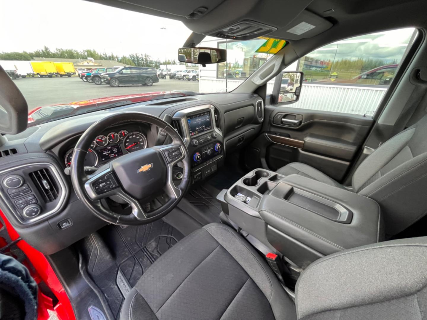 2022 RED CHEVROLET SILVERADO 2500H LT (1GC4YNE73NF) with an 6.6L engine, Automatic transmission, located at 1960 Industrial Drive, Wasilla, 99654, (907) 274-2277, 61.573475, -149.400146 - Photo#7