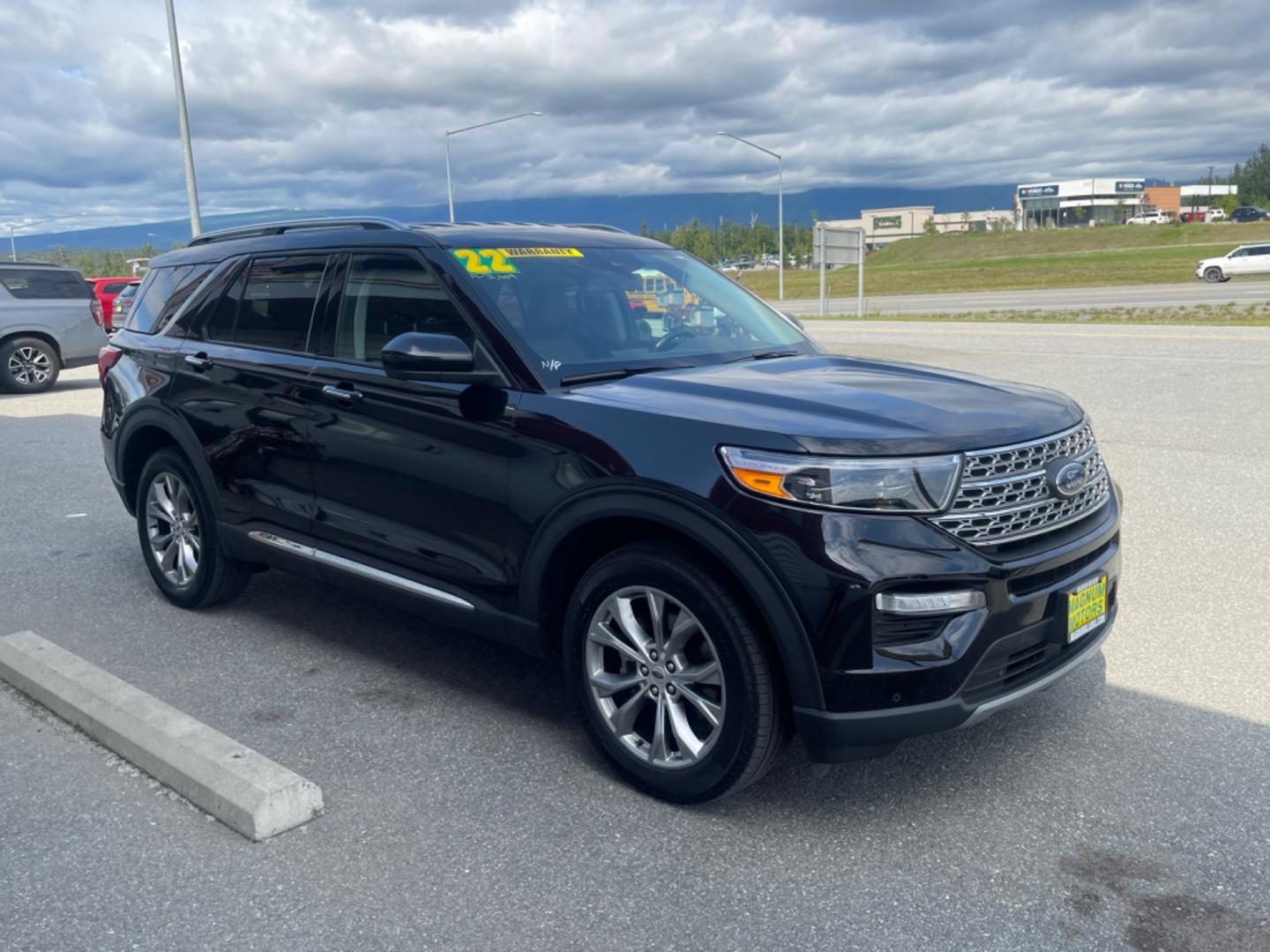 2022 BLACK /black leather FORD EXPLORER LIMITED (1FMSK8FH4NG) with an 2.3L engine, Automatic transmission, located at 1960 Industrial Drive, Wasilla, 99654, (907) 274-2277, 61.573475, -149.400146 - Photo#4