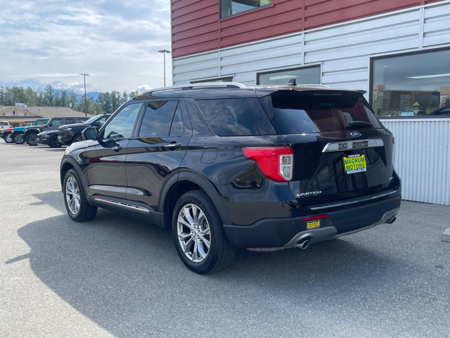 2022 BLACK /black leather FORD EXPLORER LIMITED (1FMSK8FH4NG) with an 2.3L engine, Automatic transmission, located at 1960 Industrial Drive, Wasilla, 99654, (907) 274-2277, 61.573475, -149.400146 - Photo#2