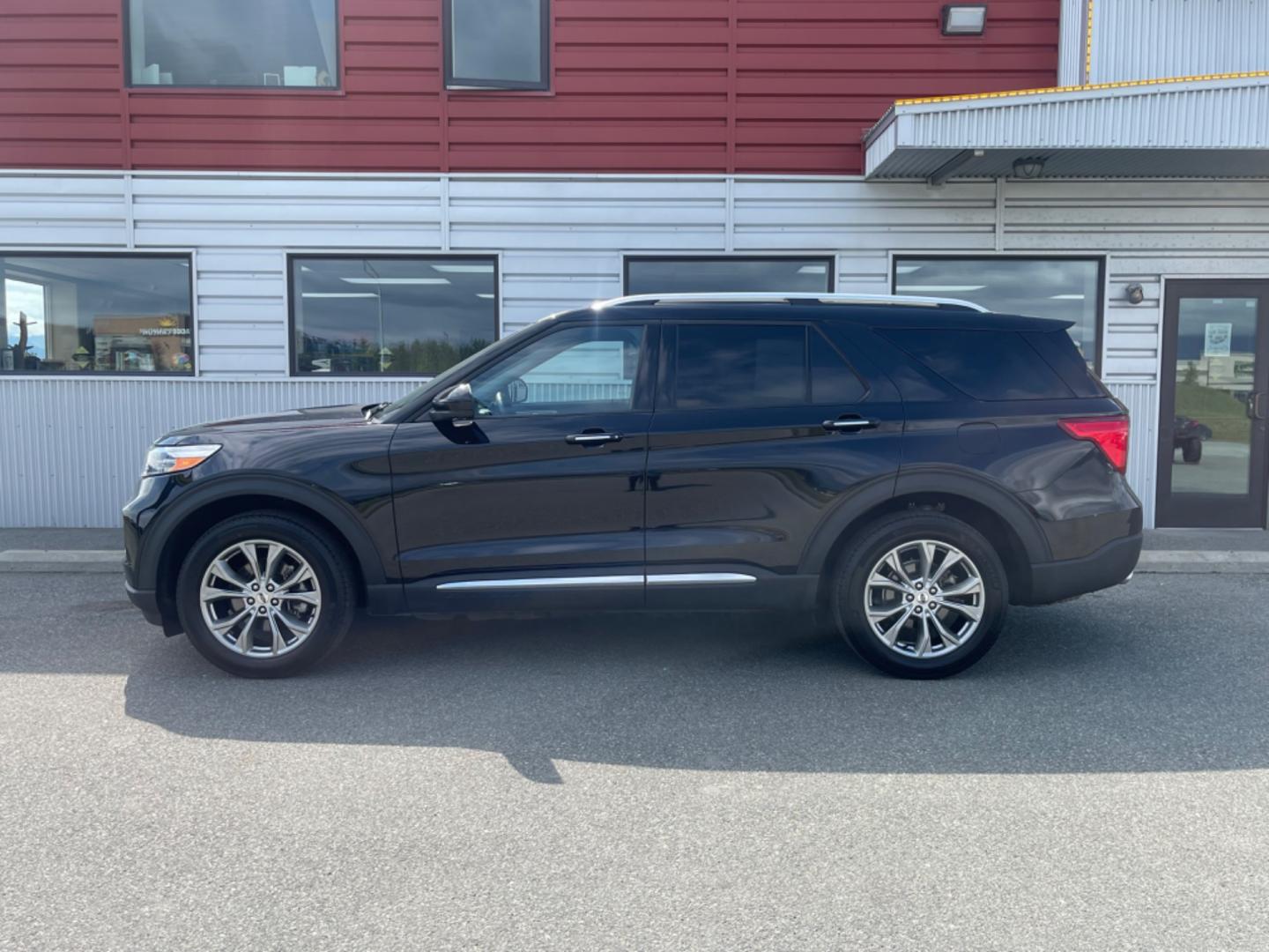 2022 BLACK /black leather FORD EXPLORER LIMITED (1FMSK8FH4NG) with an 2.3L engine, Automatic transmission, located at 1960 Industrial Drive, Wasilla, 99654, (907) 274-2277, 61.573475, -149.400146 - Photo#0