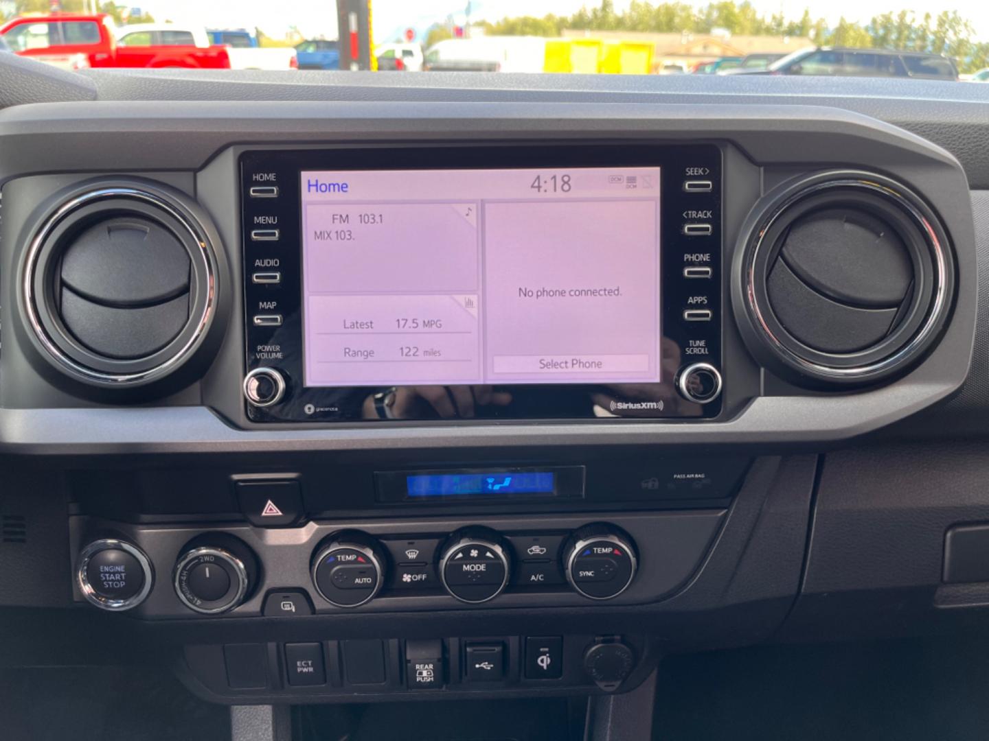 2022 Red Toyota Tacoma SR5 Double Cab V6 6AT 4WD (3TMCZ5AN5NM) with an 3.5L V6 DOHC 24V engine, 6A transmission, located at 1960 Industrial Drive, Wasilla, 99654, (907) 274-2277, 61.573475, -149.400146 - Photo#11