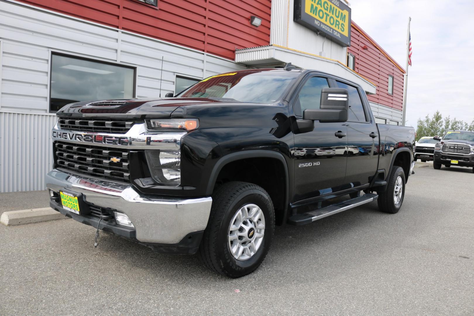 2022 BLACK CHEVROLET SILVERADO 2500H LT (1GC4YNE79NF) with an 6.6L engine, Automatic transmission, located at 1960 Industrial Drive, Wasilla, 99654, (907) 274-2277, 61.573475, -149.400146 - Photo#0