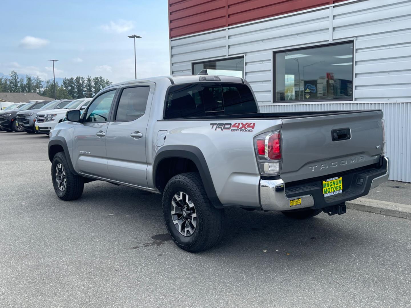 2022 SILVER /Black TOYOTA TACOMA trd V6 (3TMCZ5AN1NM) with an 3.5L engine, Automatic transmission, located at 1960 Industrial Drive, Wasilla, 99654, (907) 274-2277, 61.573475, -149.400146 - Photo#2