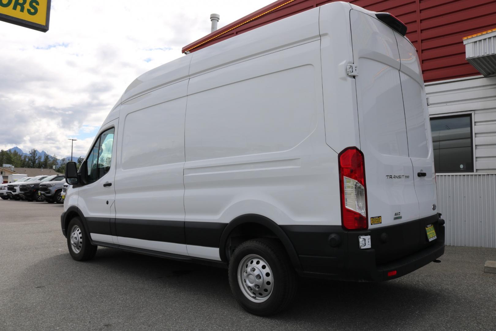 2022 WHITE /Black FORD TRANSIT 250 (1FTBR2XGXNK) with an 3.5L engine, Automatic transmission, located at 1960 Industrial Drive, Wasilla, 99654, (907) 274-2277, 61.573475, -149.400146 - Photo#2