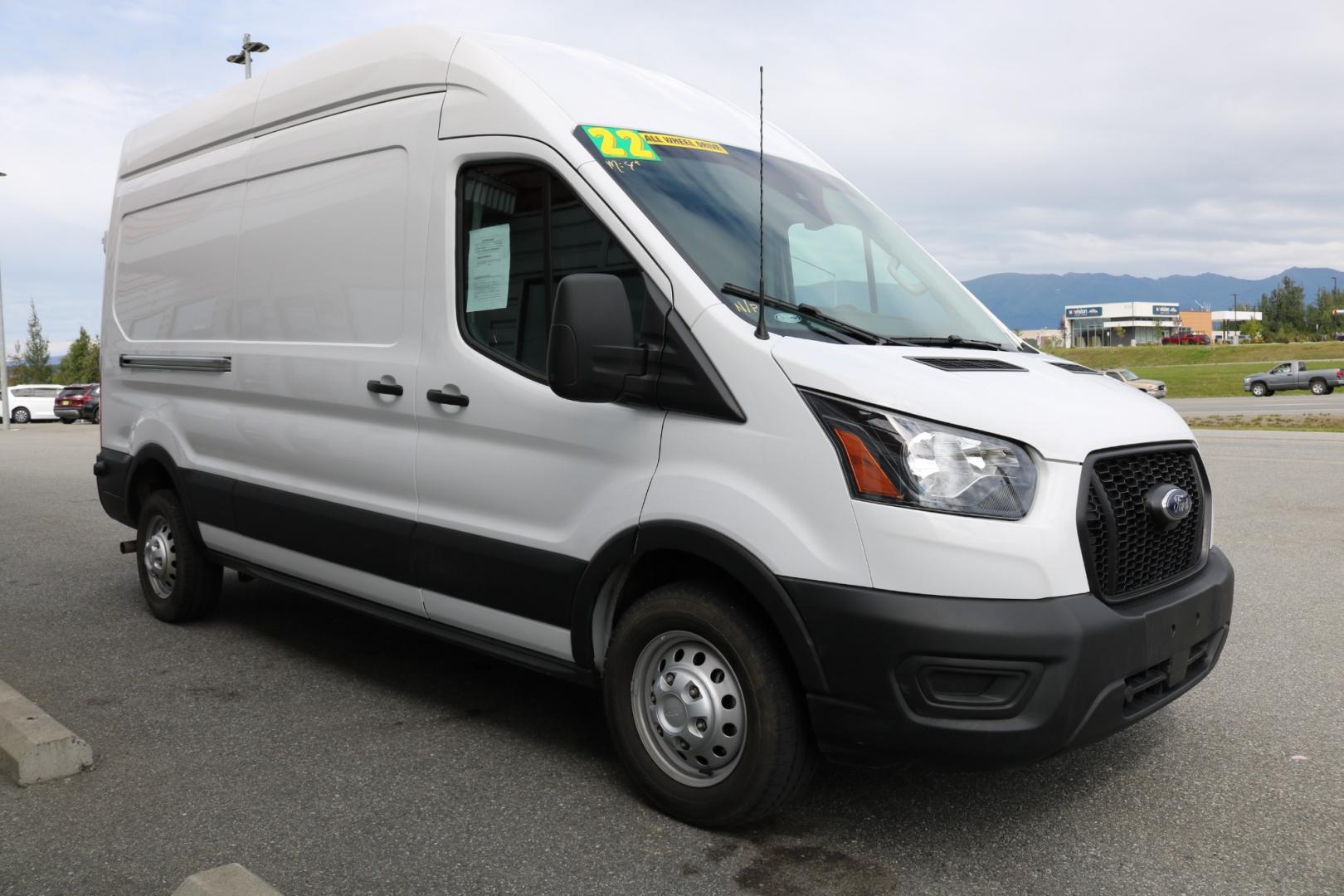 2022 WHITE /Black FORD TRANSIT 250 (1FTBR2XGXNK) with an 3.5L engine, Automatic transmission, located at 1960 Industrial Drive, Wasilla, 99654, (907) 274-2277, 61.573475, -149.400146 - Photo#6