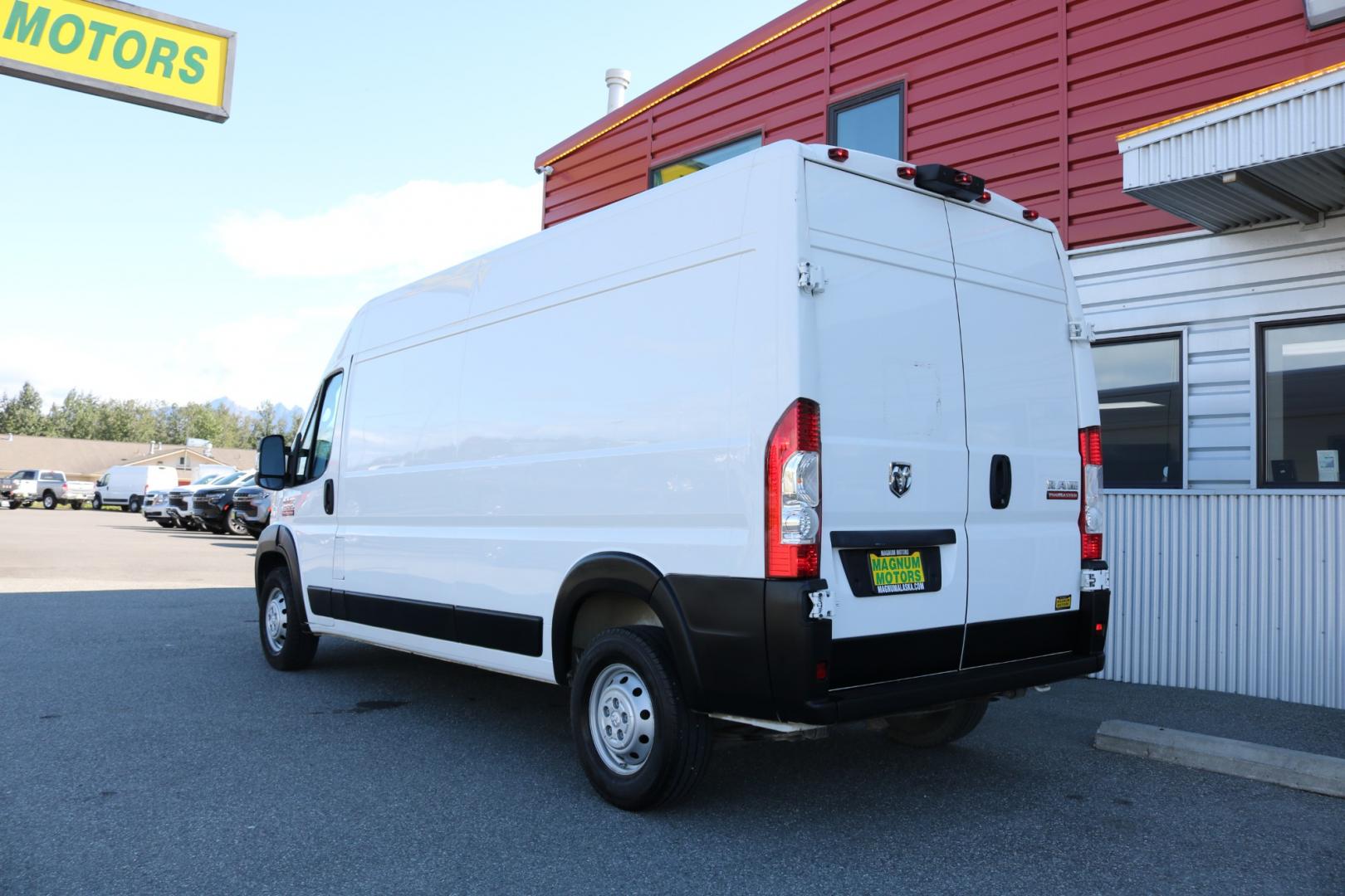 2021 WHITE /Black RAM PROMASTER 2500 159 WB (3C6LRVDG3ME) with an 3.6L engine, Automatic transmission, located at 1960 Industrial Drive, Wasilla, 99654, (907) 274-2277, 61.573475, -149.400146 - Photo#2